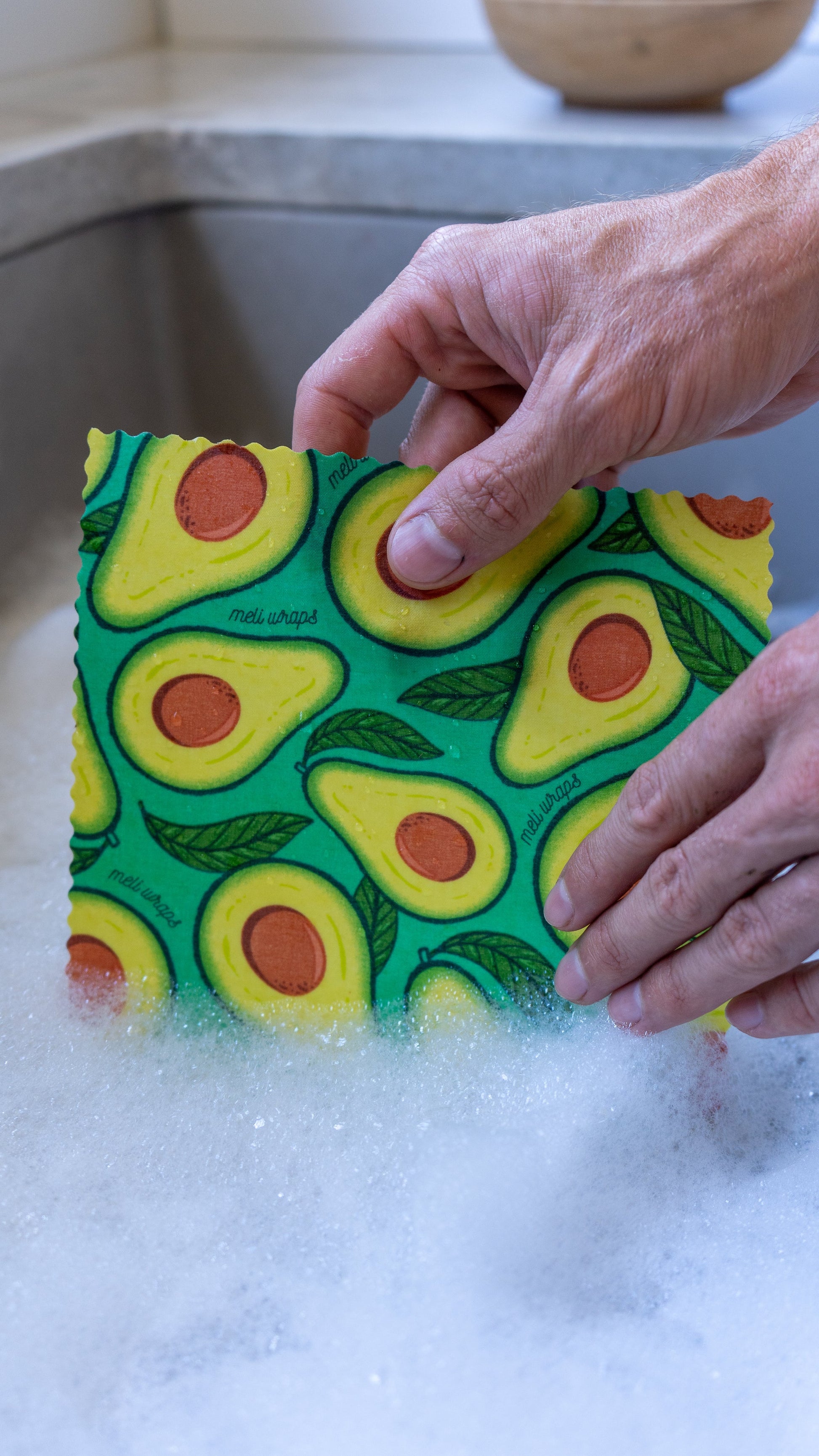 Beeswax Wrap Bulk Roll - Avocado Print - Concordia Style Boutique
