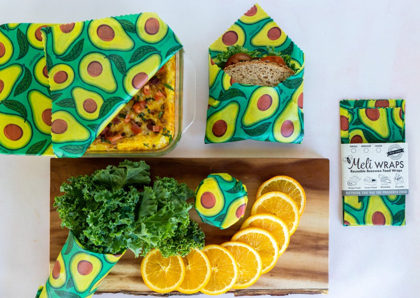 Beeswax Food Wrap - Avocado Print - Concordia Style Boutique