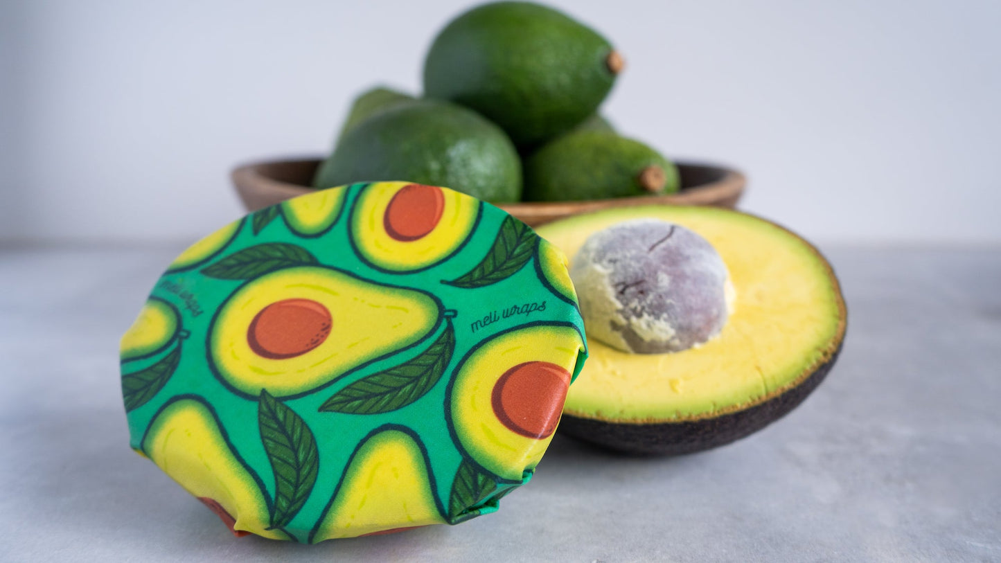 Beeswax Wrap Bulk Roll - Avocado Print - Concordia Style Boutique