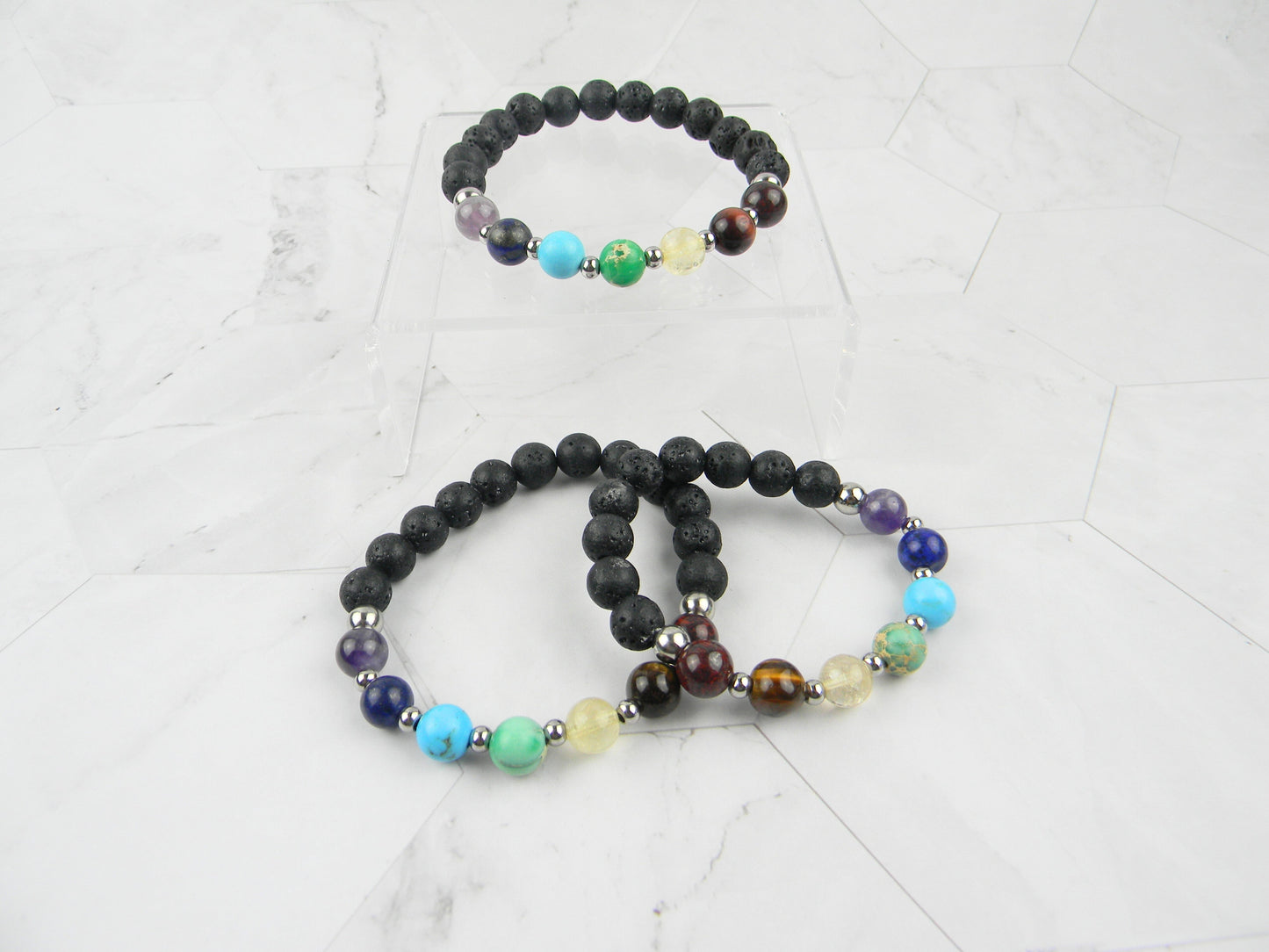 Chakra Energy Bracelet - Yoga & Meditation Mala Stones