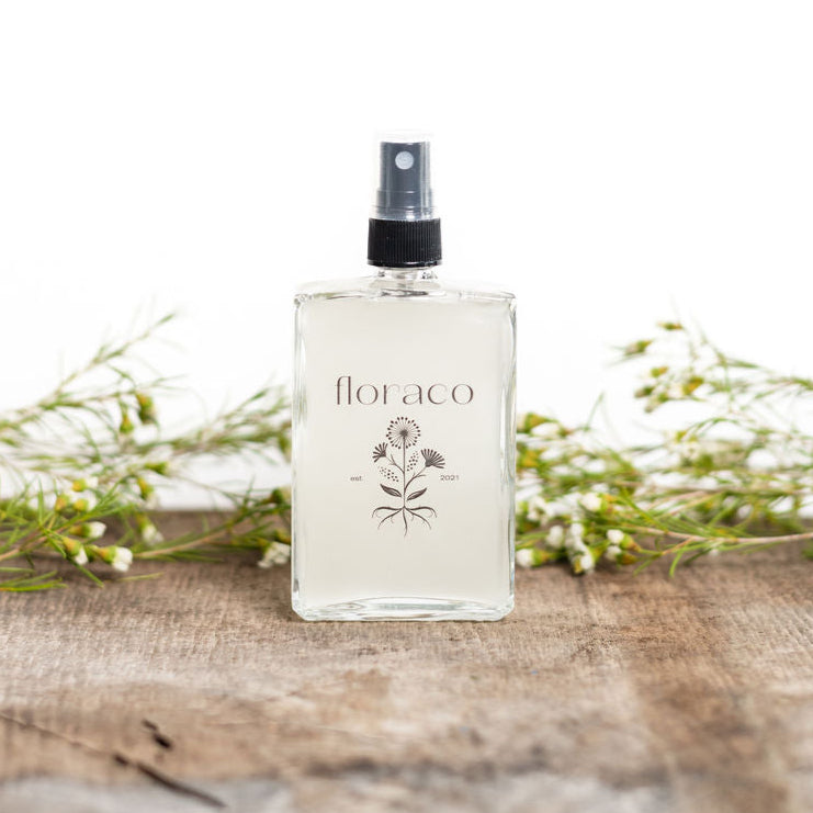 Floraco Wildflower Essence: Body + Room Spray, Cedarwood, Sandalwood, Iris and Cardamom
