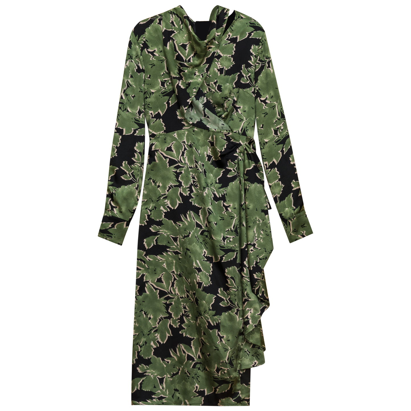 Printed Satin Dress - Concordia Style Boutique