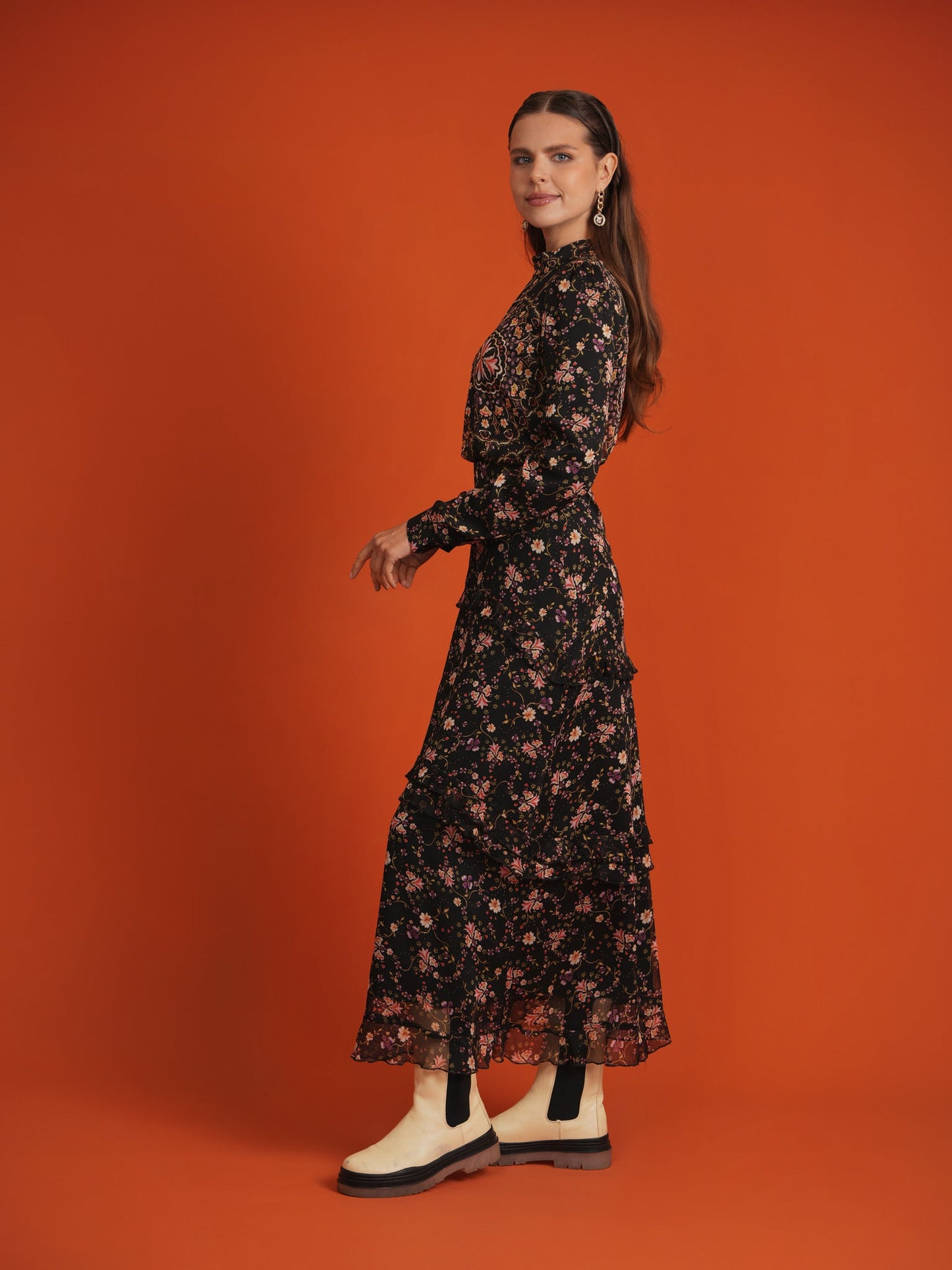 Tiered Ruffled Dress - Concordia Style Boutique