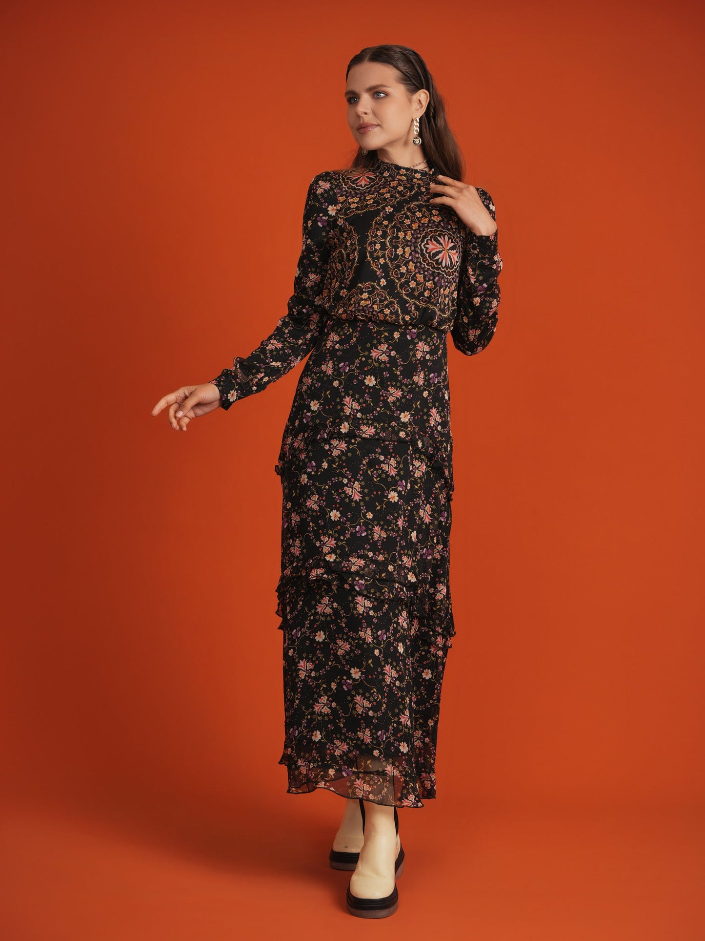 Tiered Ruffled Dress - Concordia Style Boutique