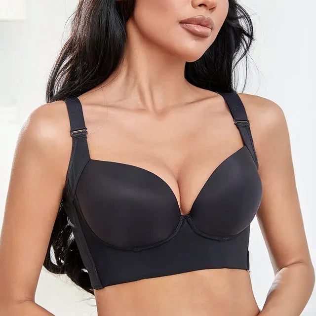 Deep Cup Push Up Bra with Padded Cups - Concordia Style Boutique