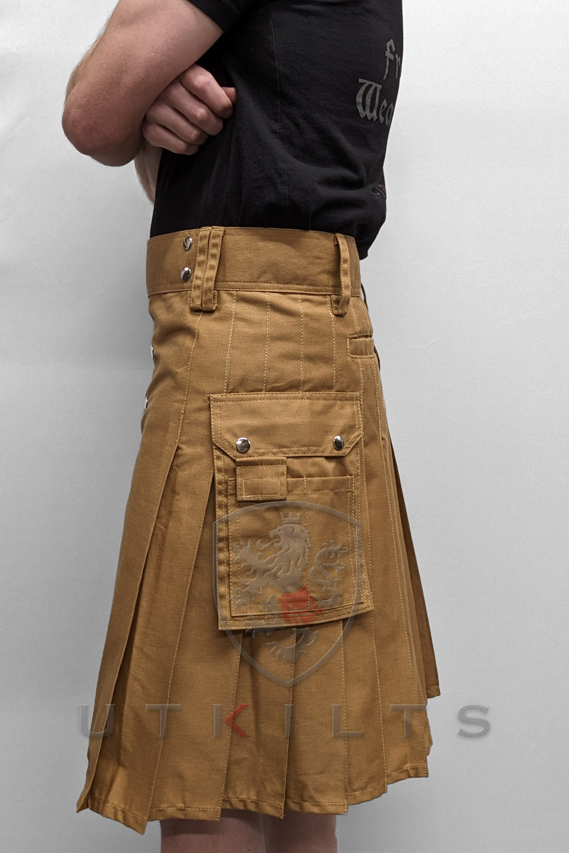 Utility Kilt – GlenTorin, Dark Khaki