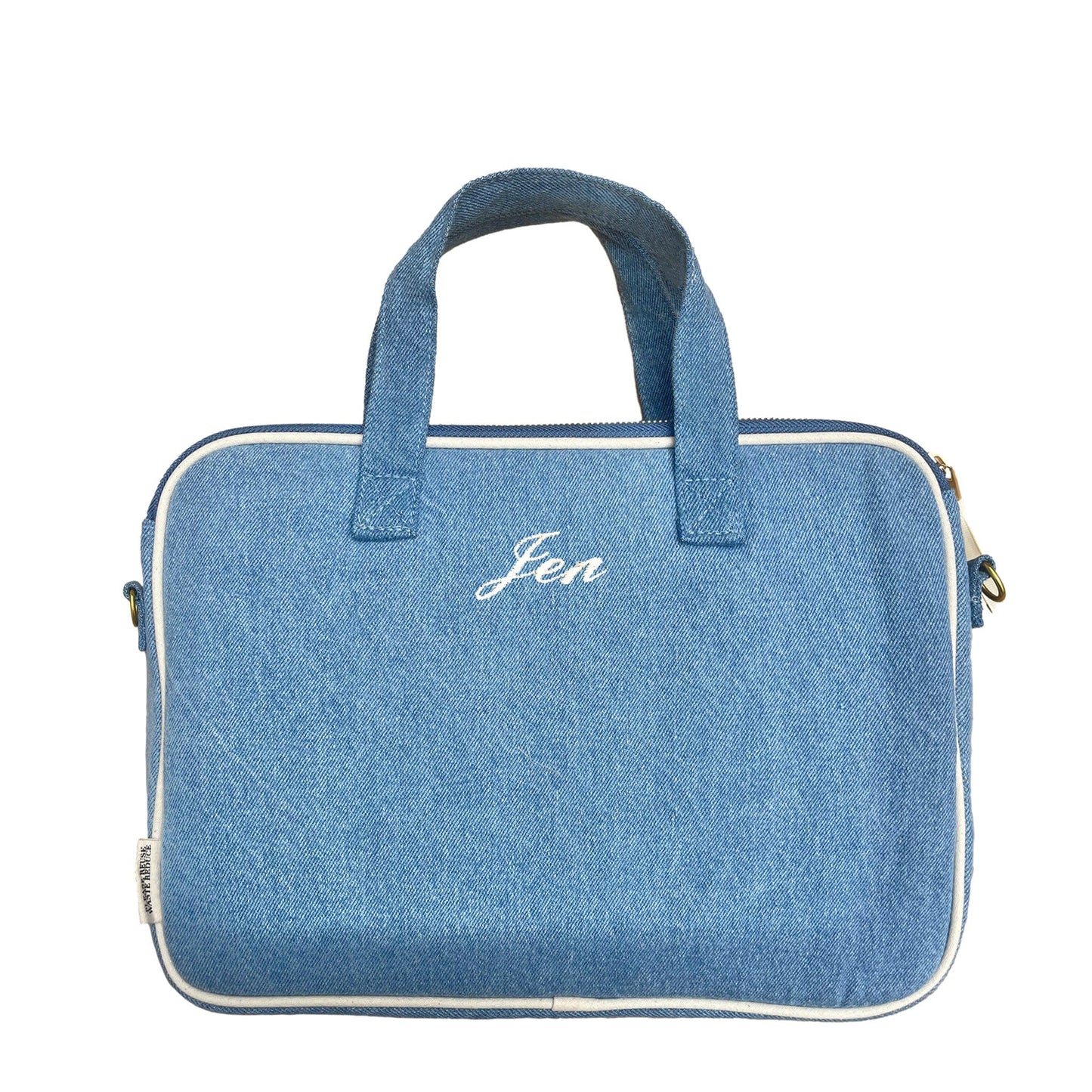 Laptop Case 13", Handle & Charger Pocket, Denim - Premium 5620 - Luggage & Bags > Luggage Accessories > Packing Organizers from Bag-all - Just $53! Shop now at Concordia Style Boutique