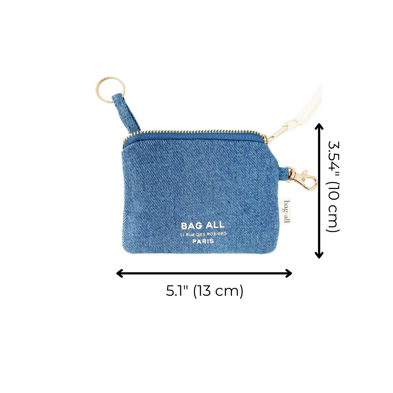 Mini Trinket Pouch, Denim - Concordia Style Boutique
