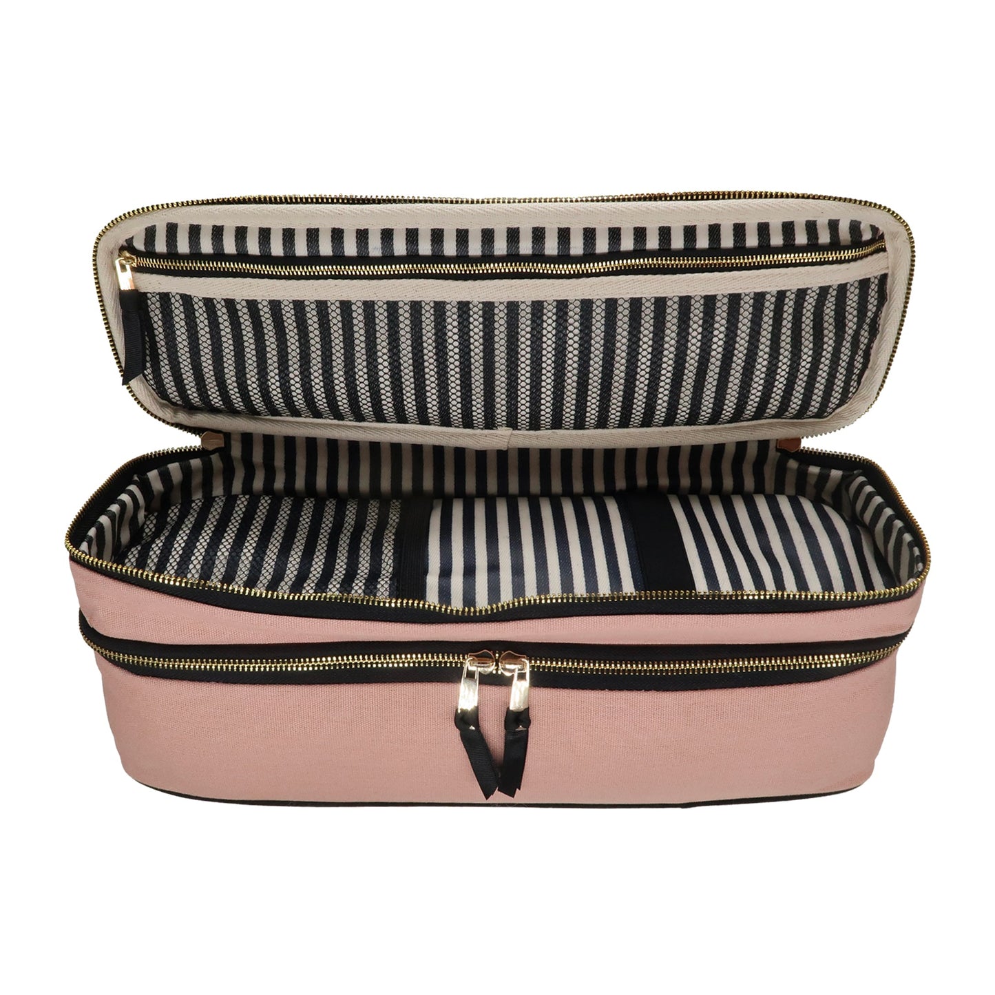 Double Hair Tools Travel Case, Pink/Blush - Concordia Style Boutique