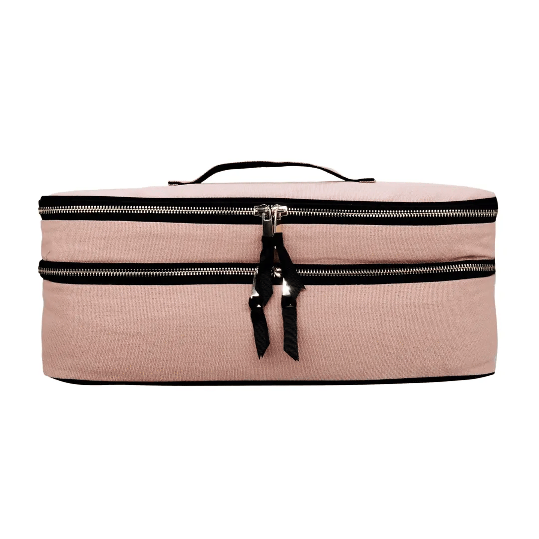 Double Hair Tools Travel Case, Pink/Blush - Concordia Style Boutique