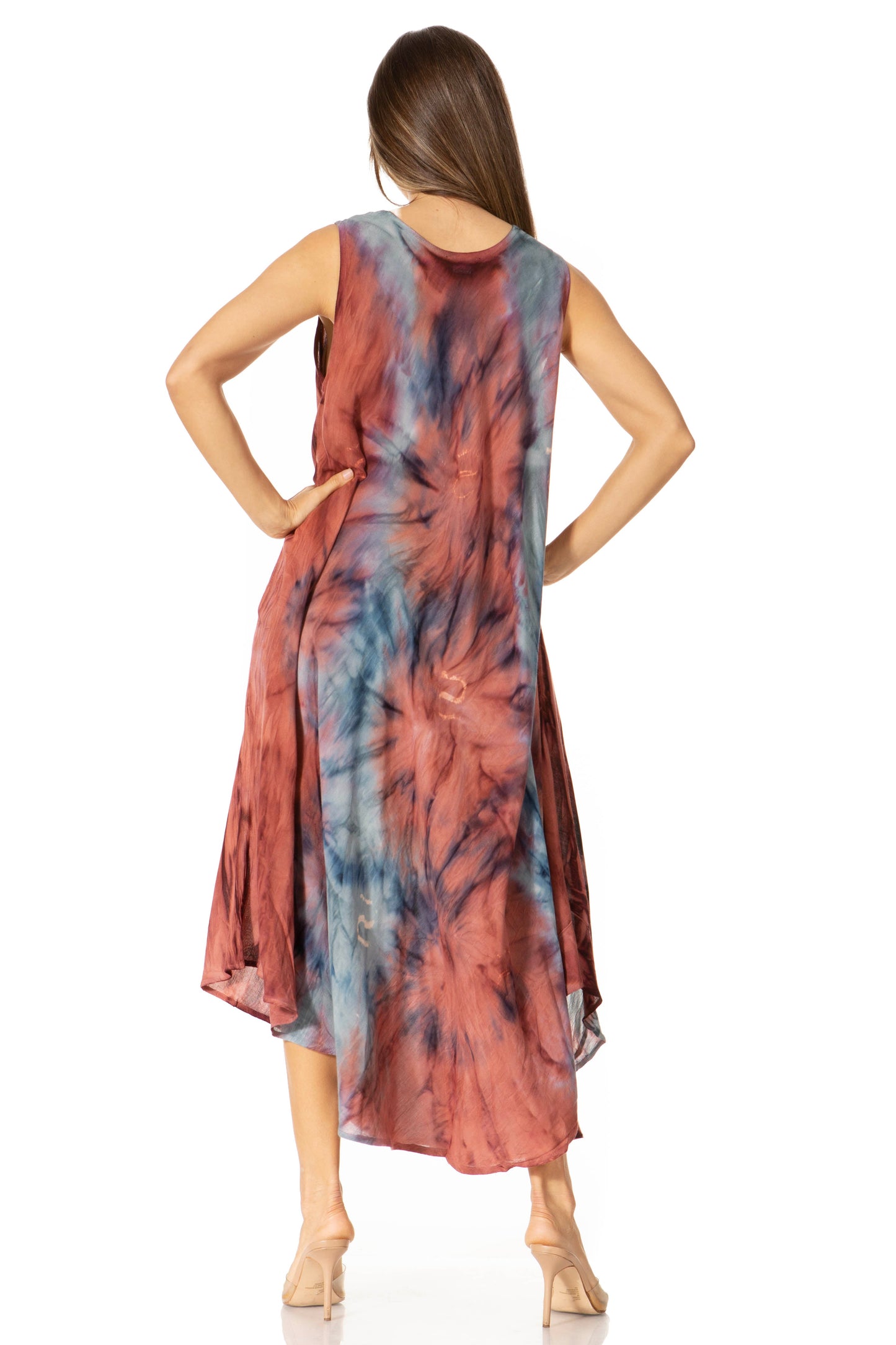 Sakkas Starlight Caftan Tank Dress / Cover Up - Concordia Style Boutique