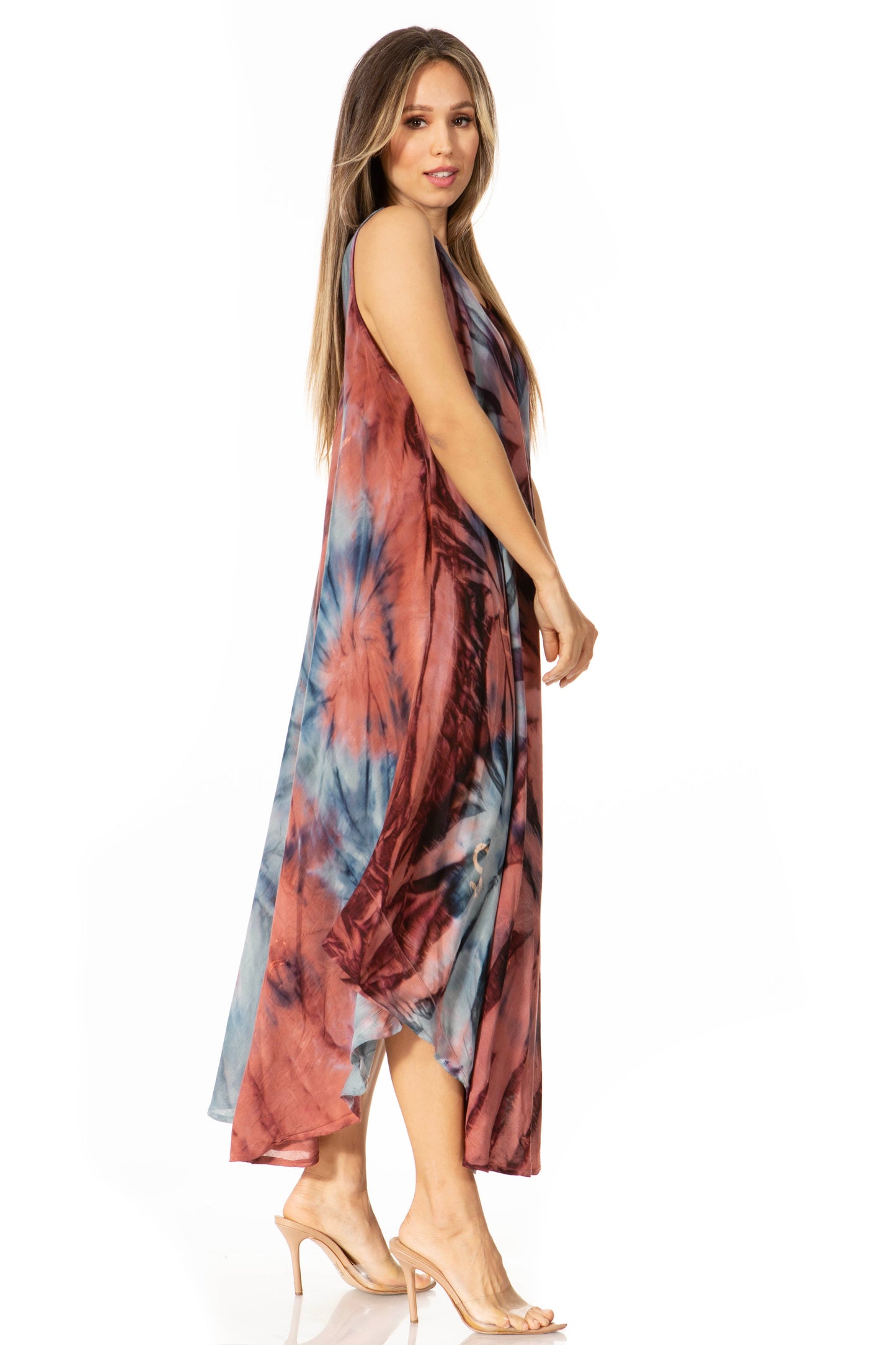 Sakkas Starlight Caftan Tank Dress / Cover Up - Concordia Style Boutique