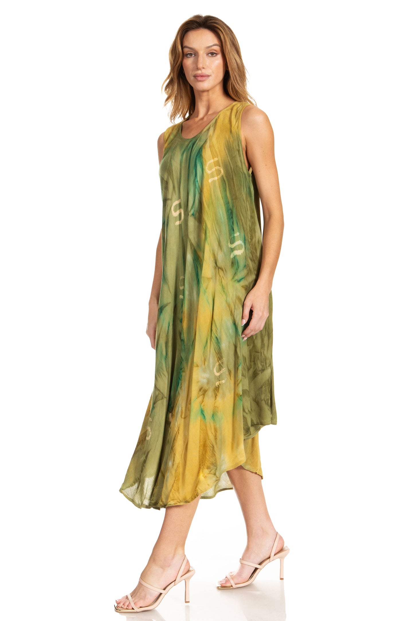 Sakkas Starlight Caftan Tank Dress / Cover Up - Concordia Style Boutique