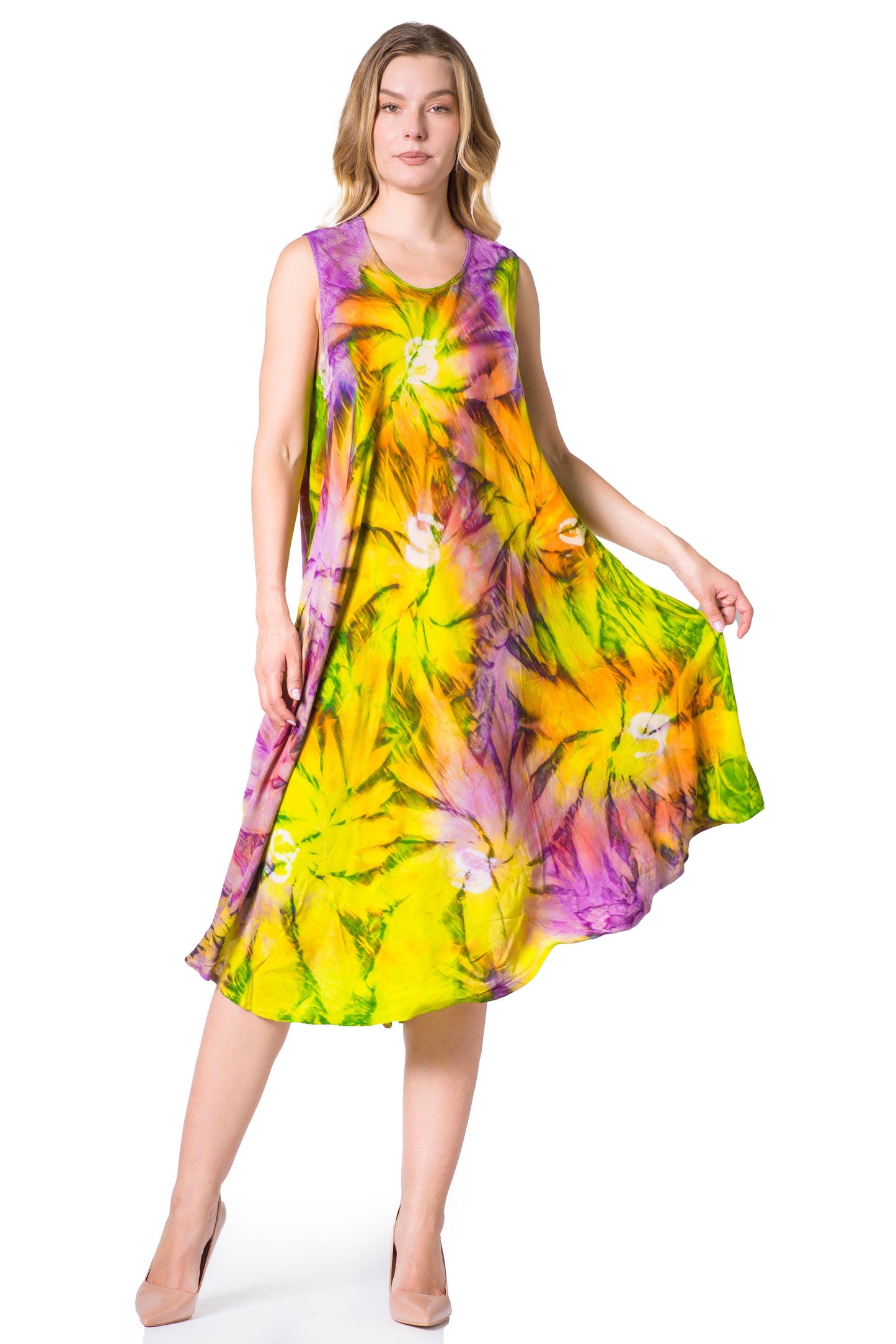 Sakkas Starlight Caftan Tank Dress / Cover Up - Concordia Style Boutique