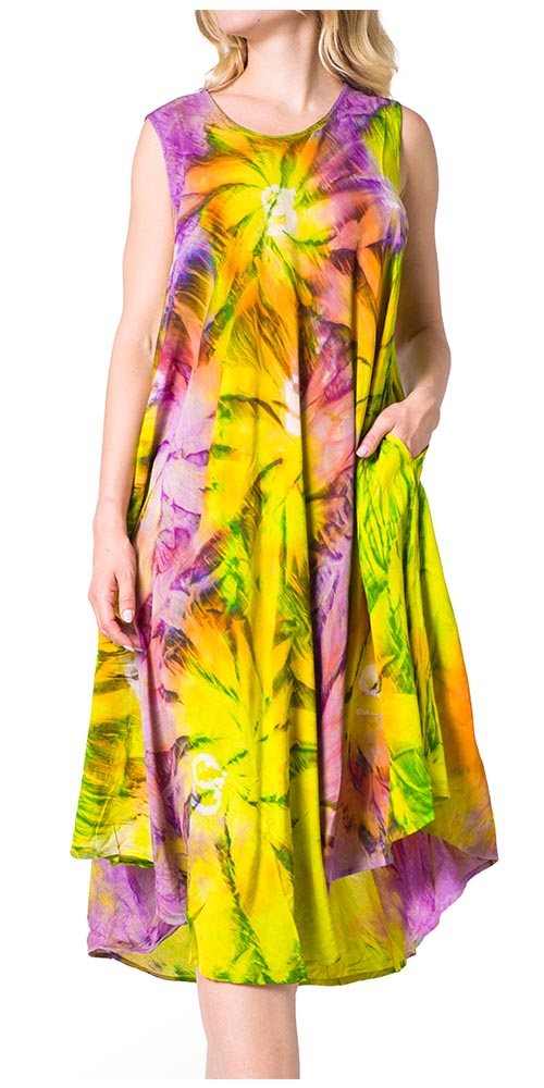 Sakkas Starlight Caftan Tank Dress / Cover Up - Concordia Style Boutique