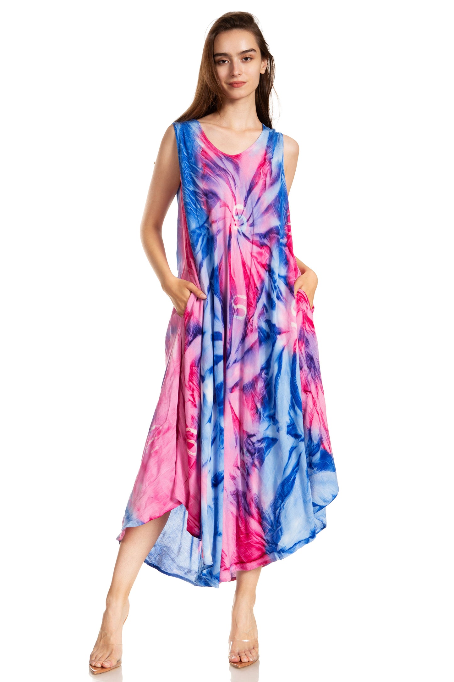 Sakkas Starlight Caftan Tank Dress / Cover Up - Concordia Style Boutique
