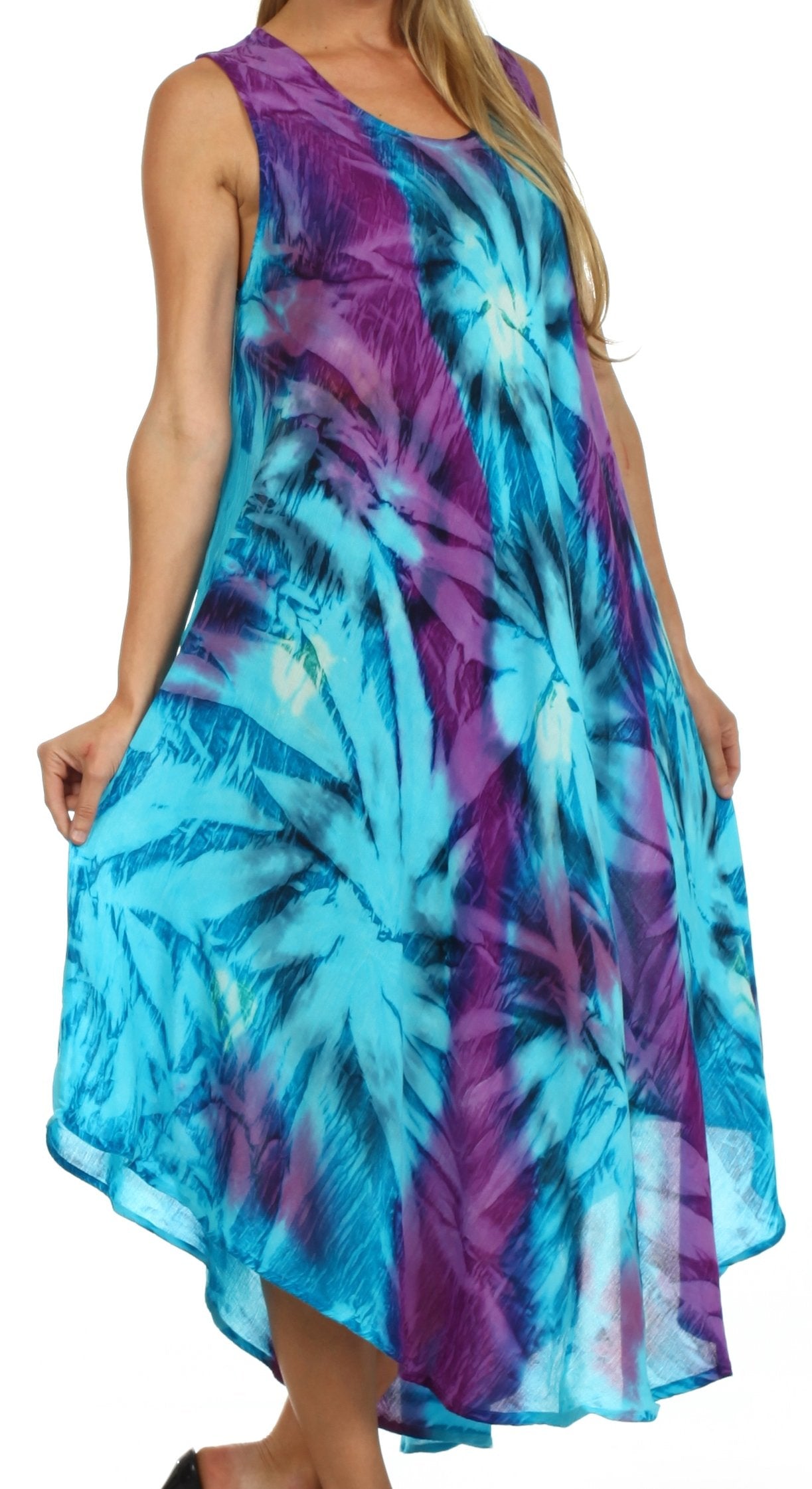 Sakkas Starlight Caftan Tank Dress / Cover Up - Concordia Style Boutique
