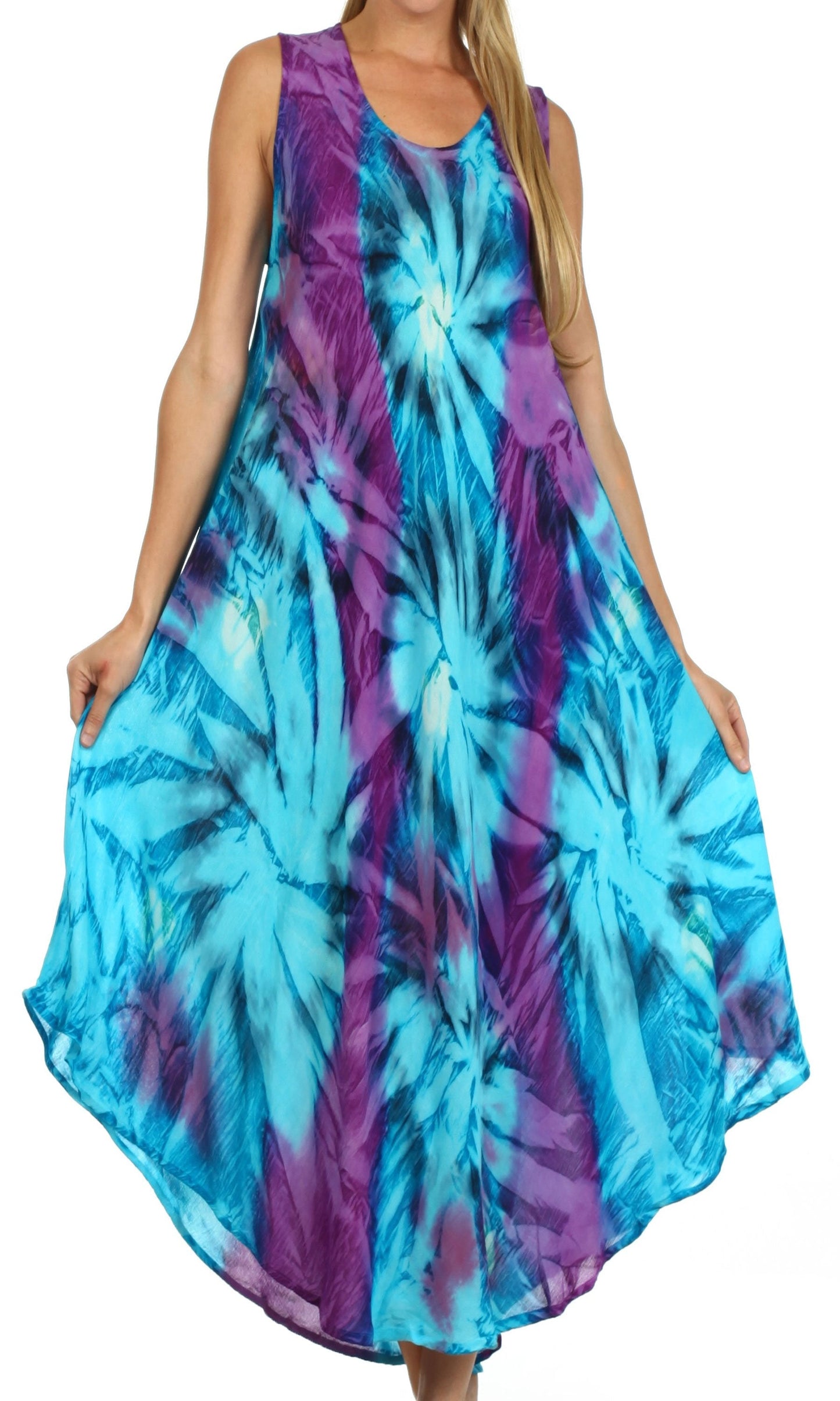 Sakkas Starlight Caftan Tank Dress / Cover Up - Concordia Style Boutique