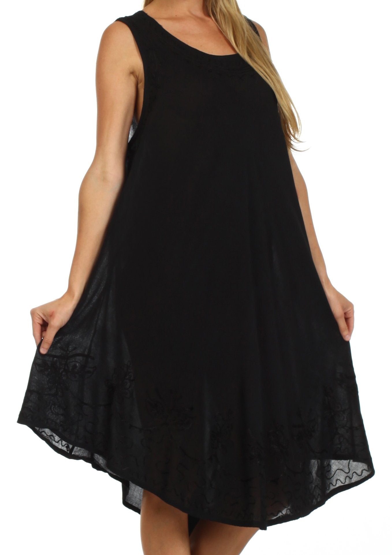 Sakkas Everyday Essentials Caftan Tank Dress / Cover Up - Concordia Style Boutique