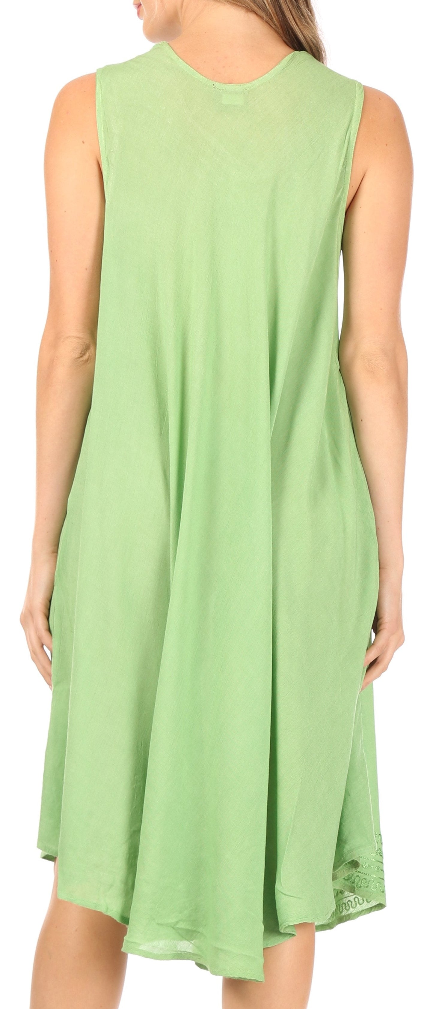 Sakkas Everyday Essentials Caftan Tank Dress / Cover Up - Concordia Style Boutique