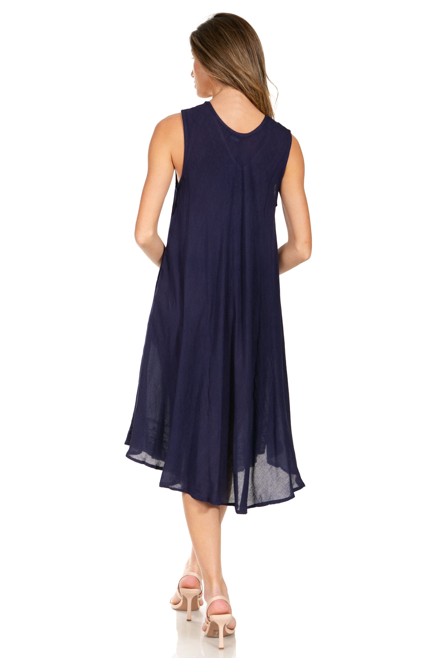 Sakkas Everyday Essentials Caftan Tank Dress / Cover Up - Concordia Style Boutique
