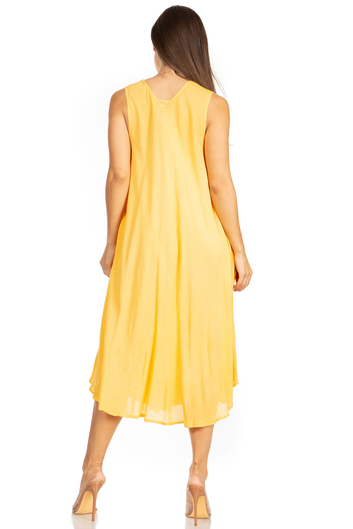 Sakkas Everyday Essentials Caftan Tank Dress / Cover Up - Concordia Style Boutique