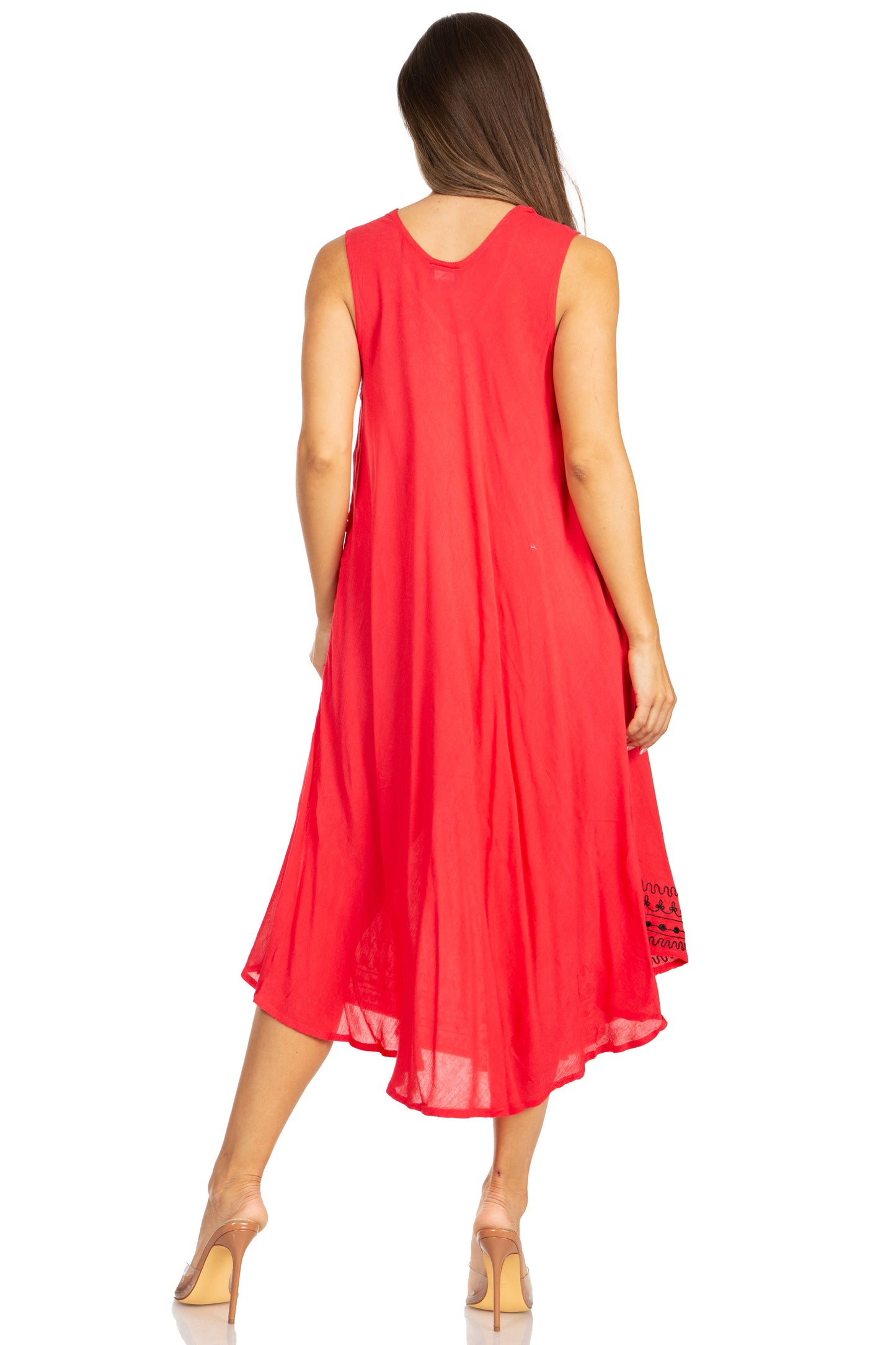Sakkas Everyday Essentials Caftan Tank Dress / Cover Up - Concordia Style Boutique