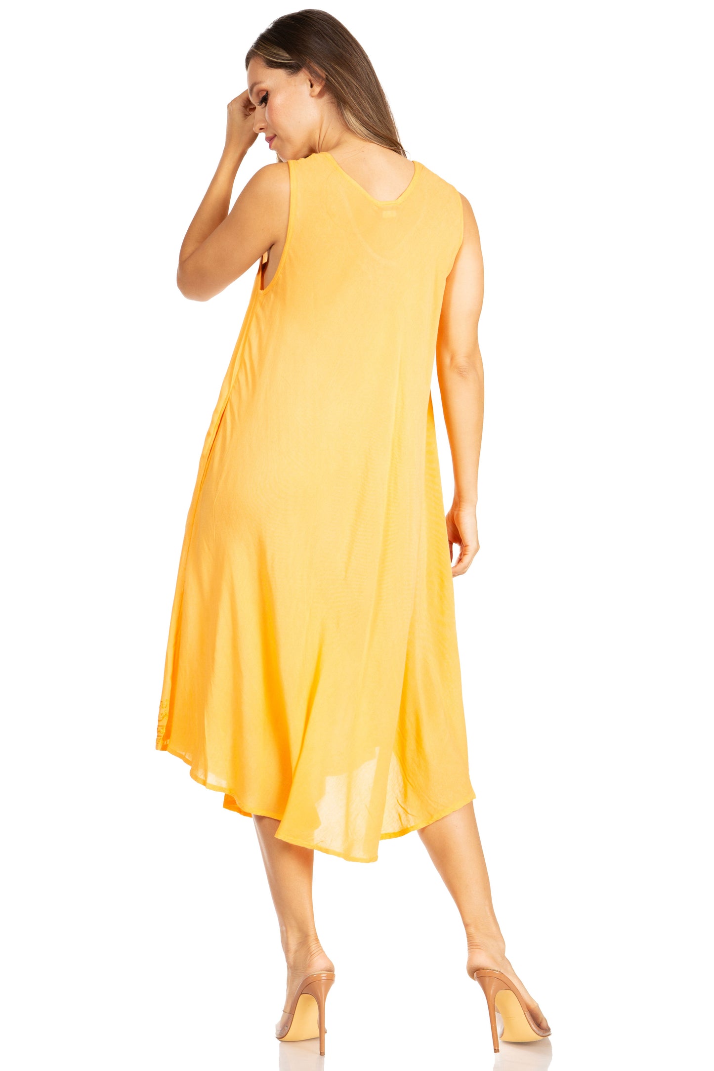 Sakkas Everyday Essentials Caftan Tank Dress / Cover Up - Concordia Style Boutique
