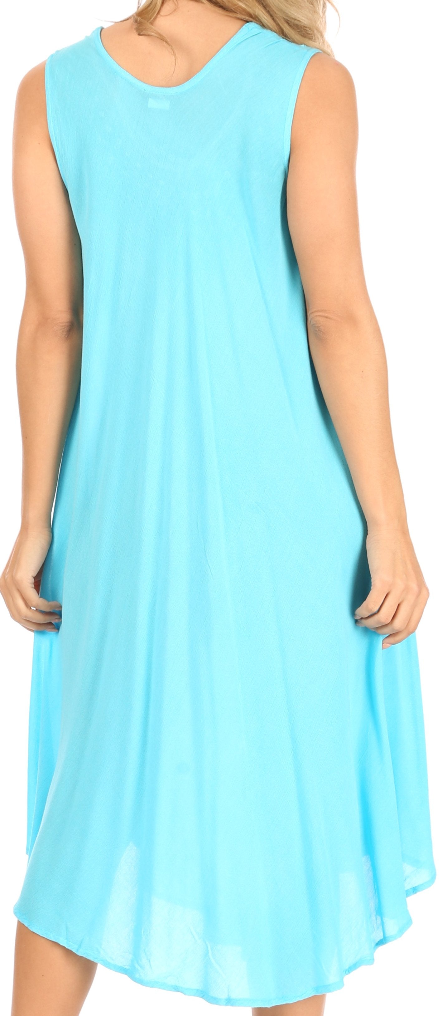 Sakkas Everyday Essentials Caftan Tank Dress / Cover Up - Concordia Style Boutique