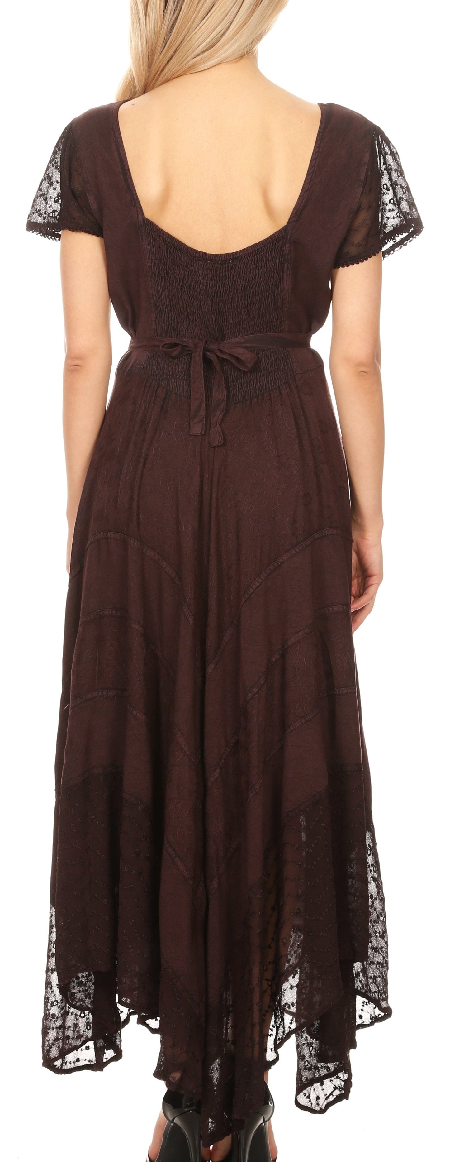 Sakkas Marigold Embroidered Fairy Dress - Concordia Style Boutique