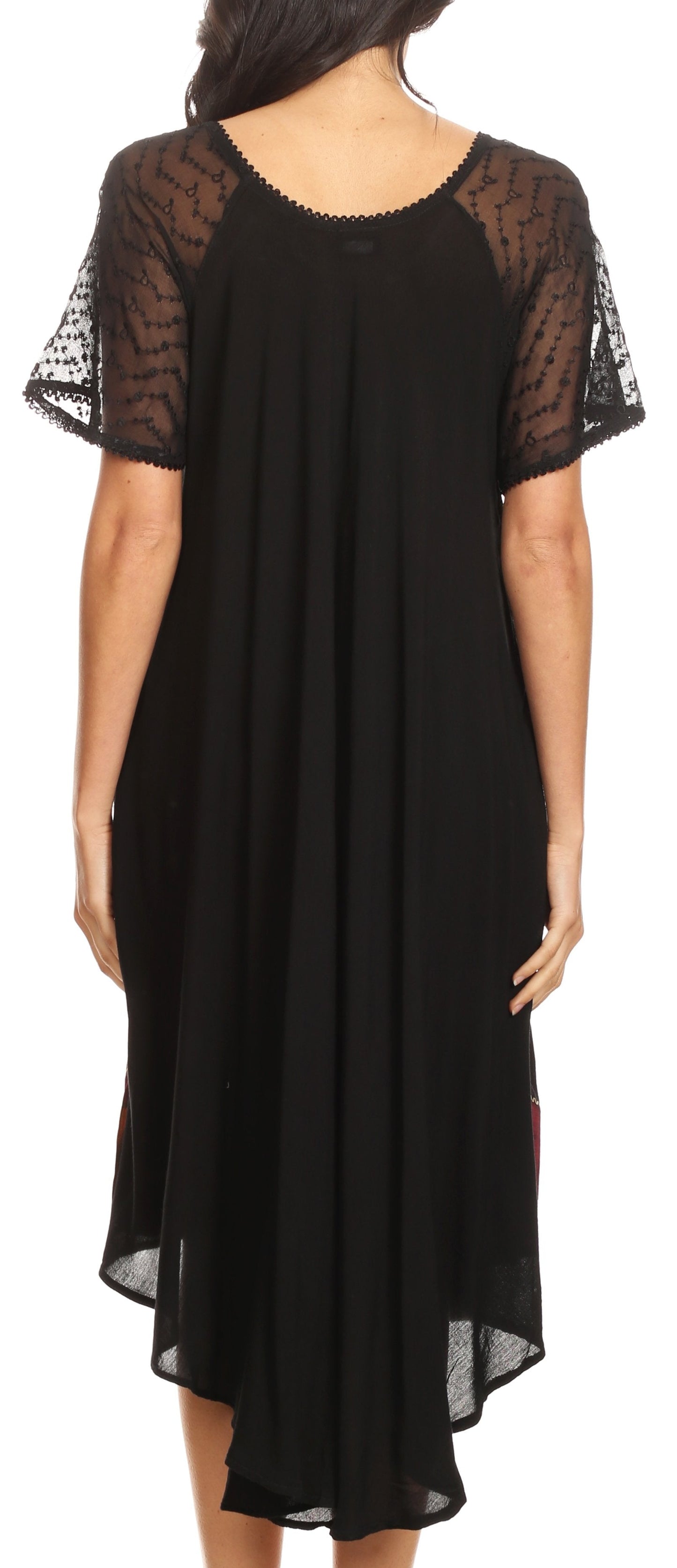 Sakkas Kai Palm Tree Caftan Tank Dress / Cover Up - Concordia Style Boutique