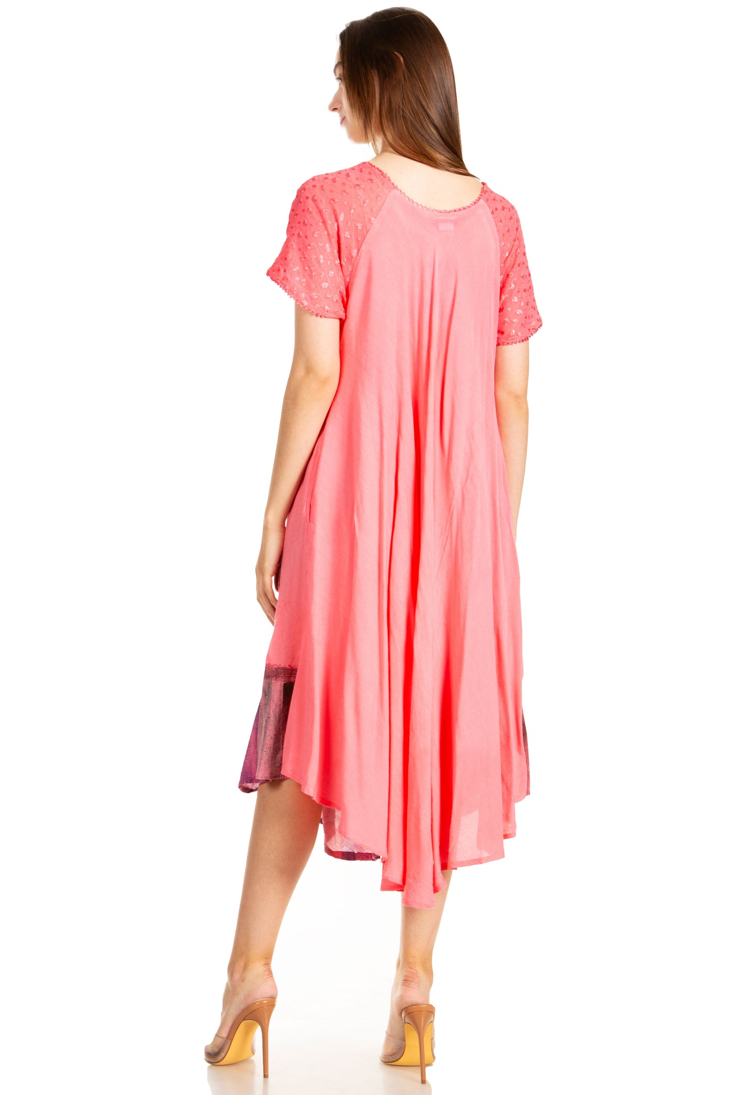 Sakkas Kai Palm Tree Caftan Tank Dress / Cover Up - Concordia Style Boutique