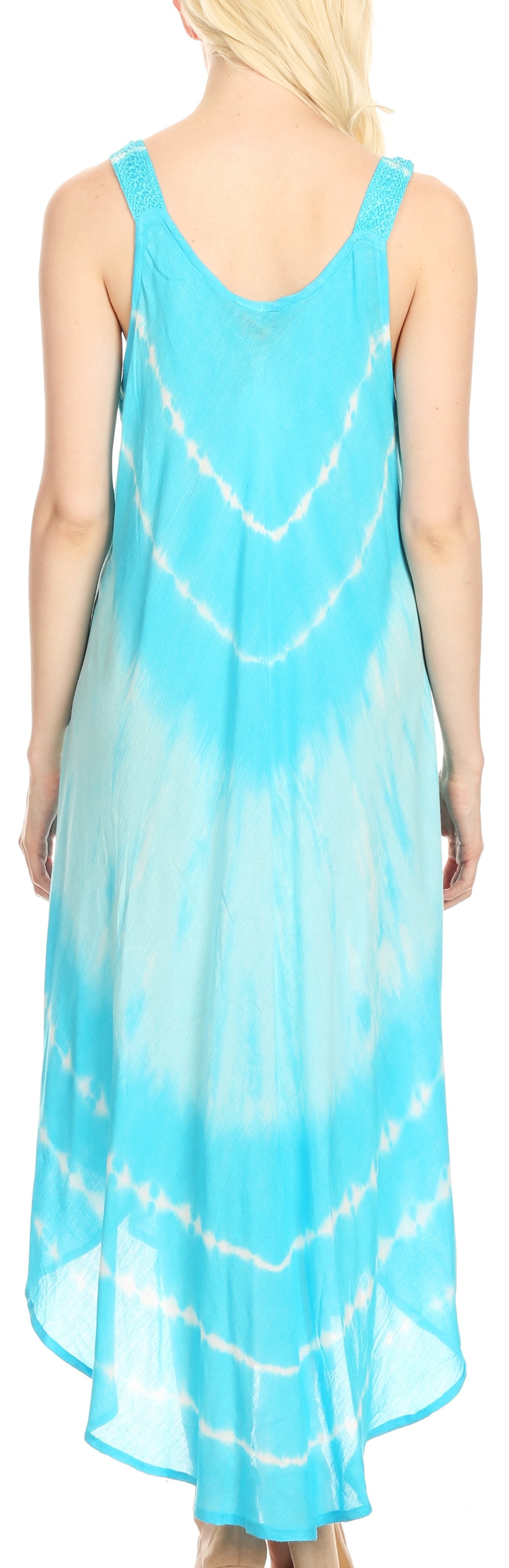 Sakkas Liz Women's Maxi Loose Sleeveless Summer Casual Tank Dress Cover-up Caftan - Concordia Style Boutique