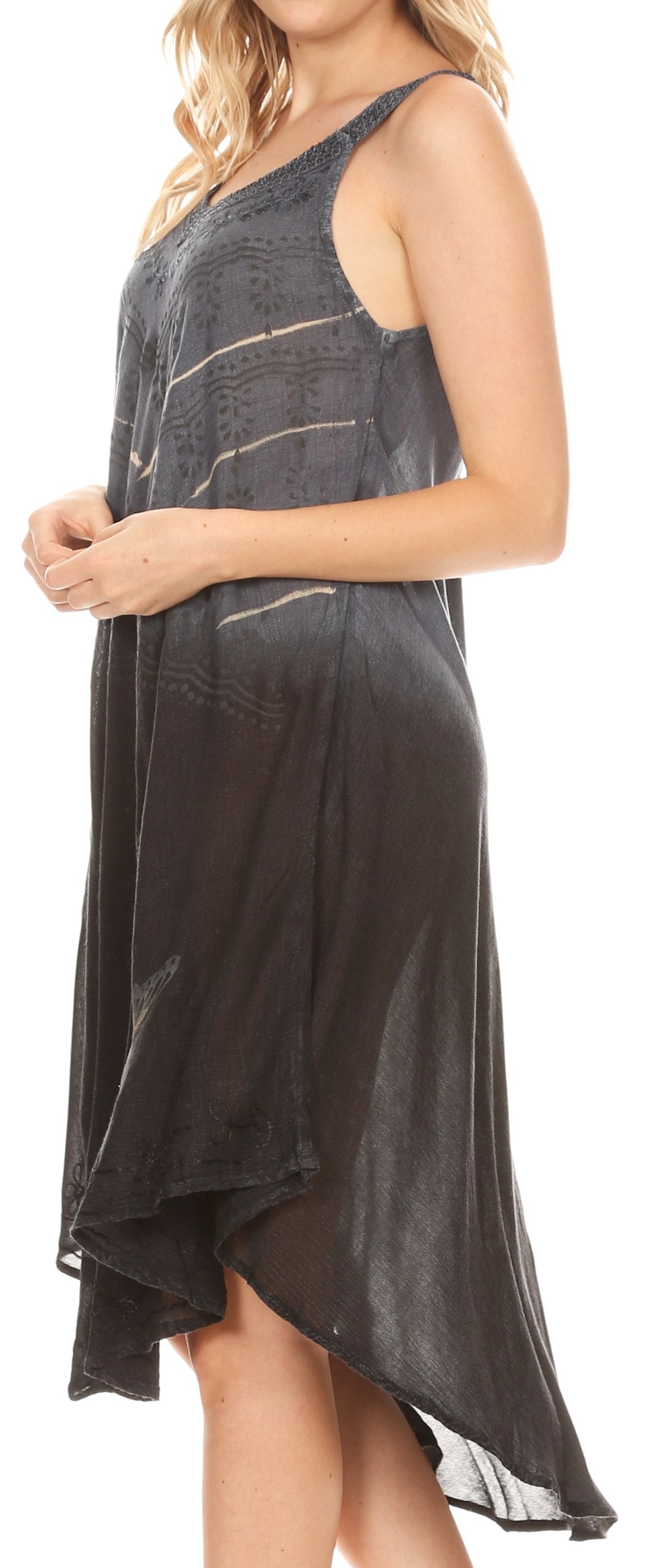 Sakkas Liz Women's Maxi Loose Sleeveless Summer Casual Tank Dress Cover-up Caftan - Concordia Style Boutique