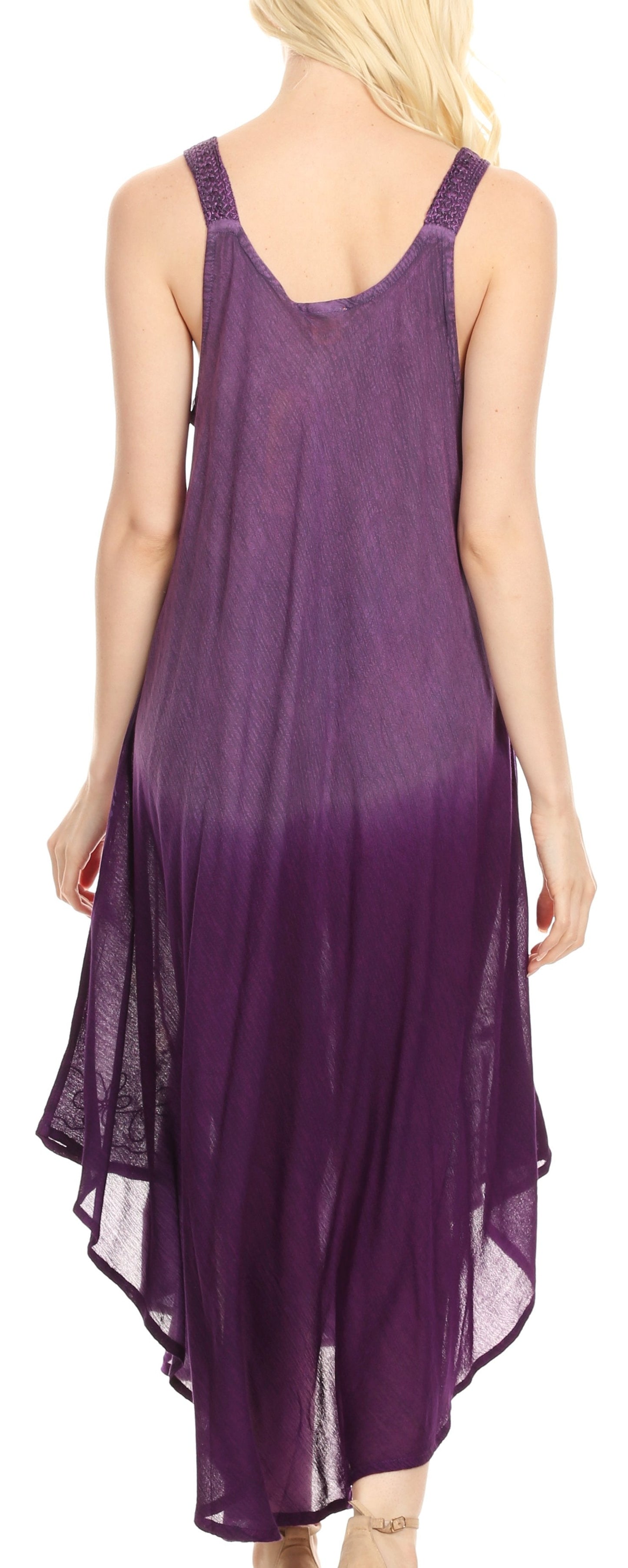 Sakkas Liz Women's Maxi Loose Sleeveless Summer Casual Tank Dress Cover-up Caftan - Concordia Style Boutique