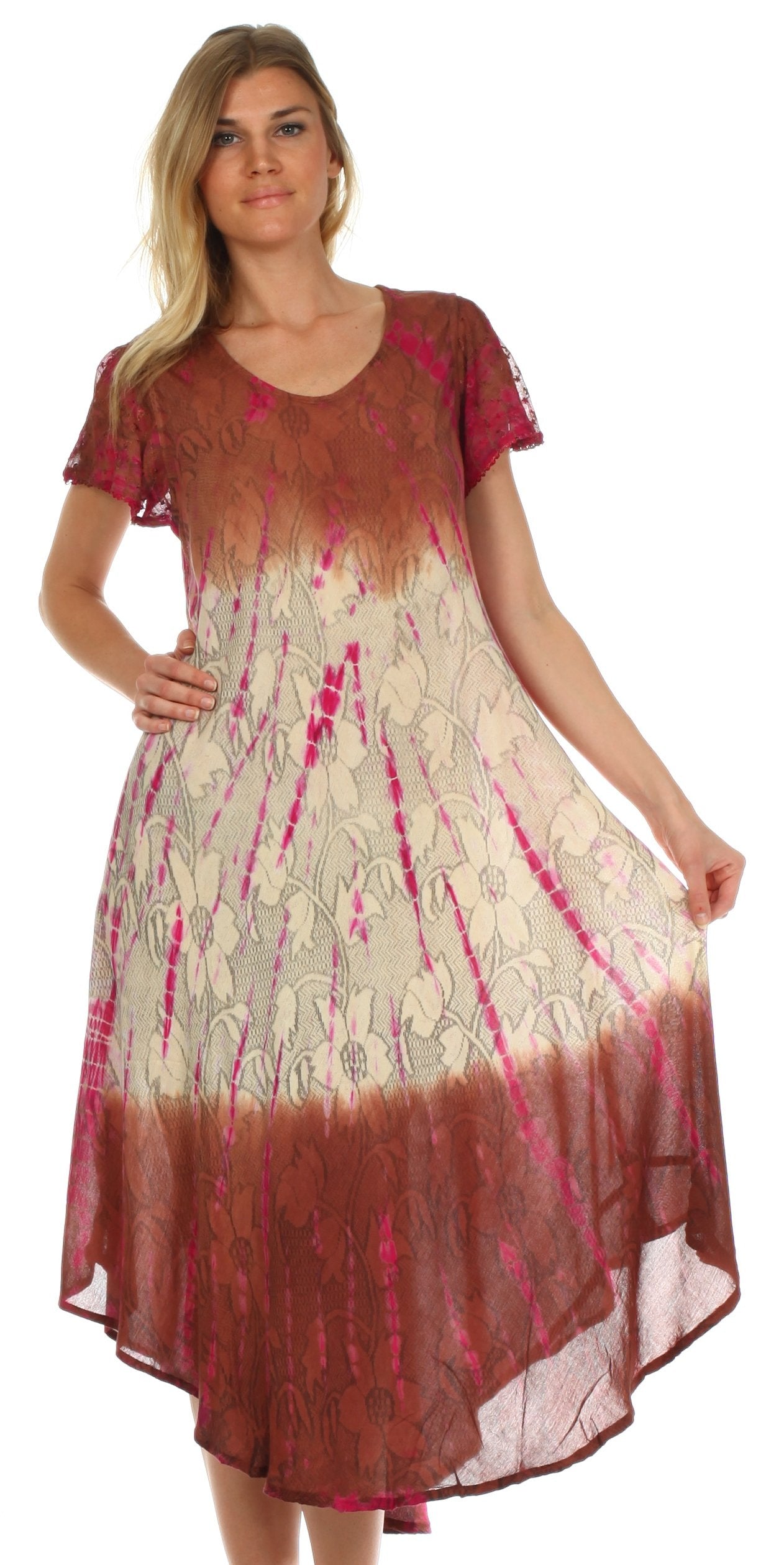 Sakkas Mika Ombre Floral Caftan Dress - Concordia Style Boutique