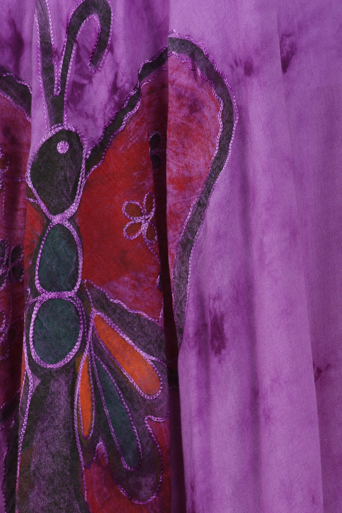 Sakkas Butterfly Tie Dye Tank Sheath Caftan Mid Length Dress - Concordia Style Boutique