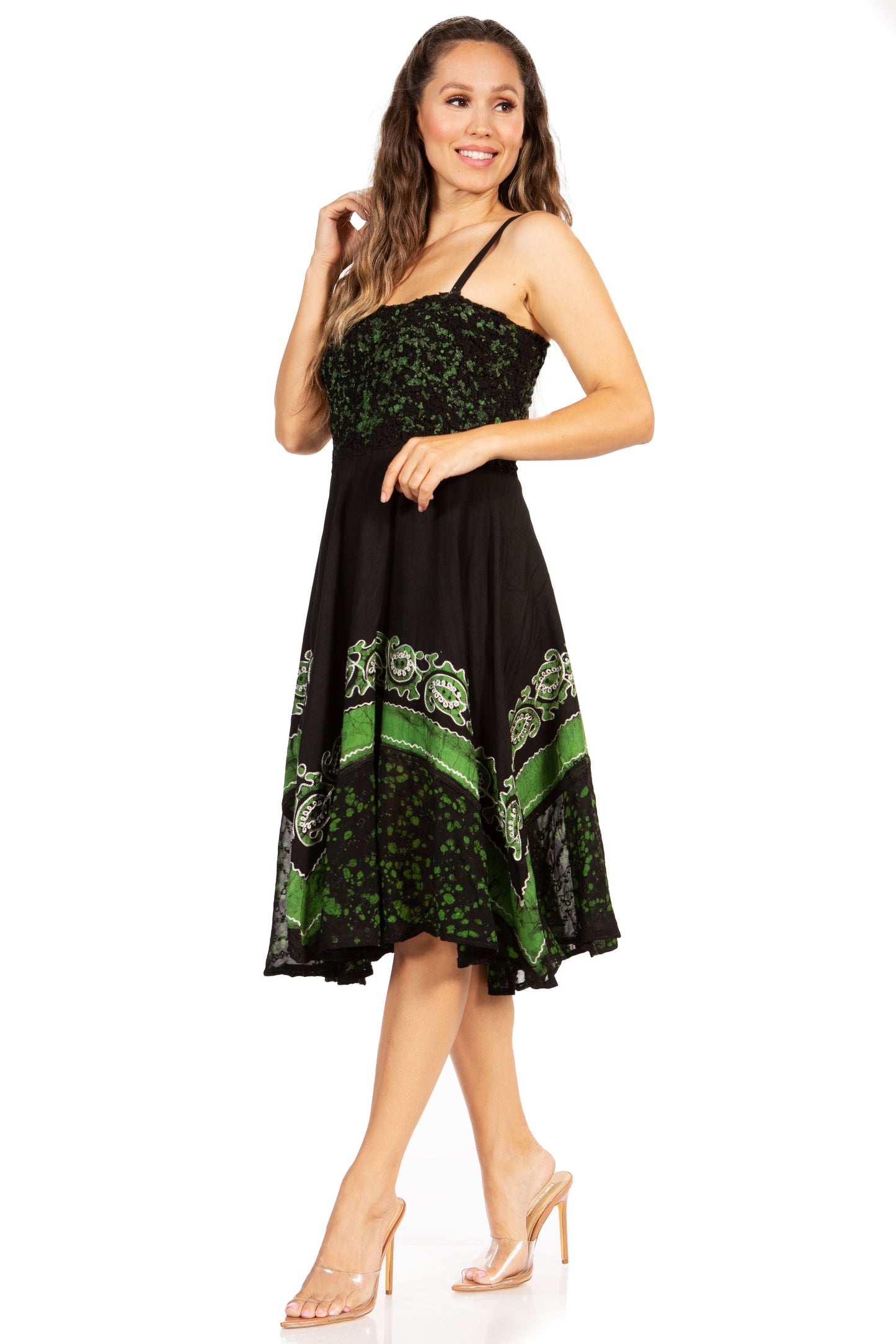 Sakkas Aphrodite Embroidered Batik Dress - Concordia Style Boutique