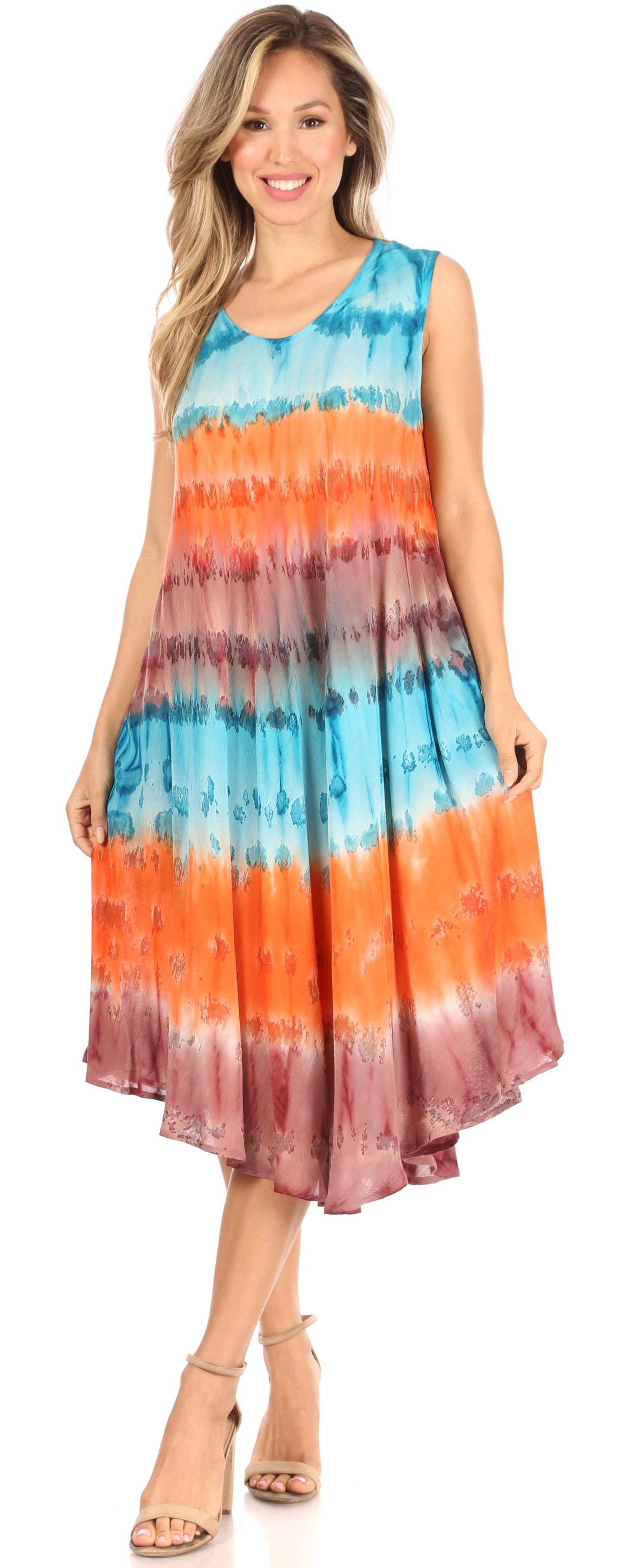 Sakkas Desert Sun Caftan Dress / Cover Up - Concordia Style Boutique