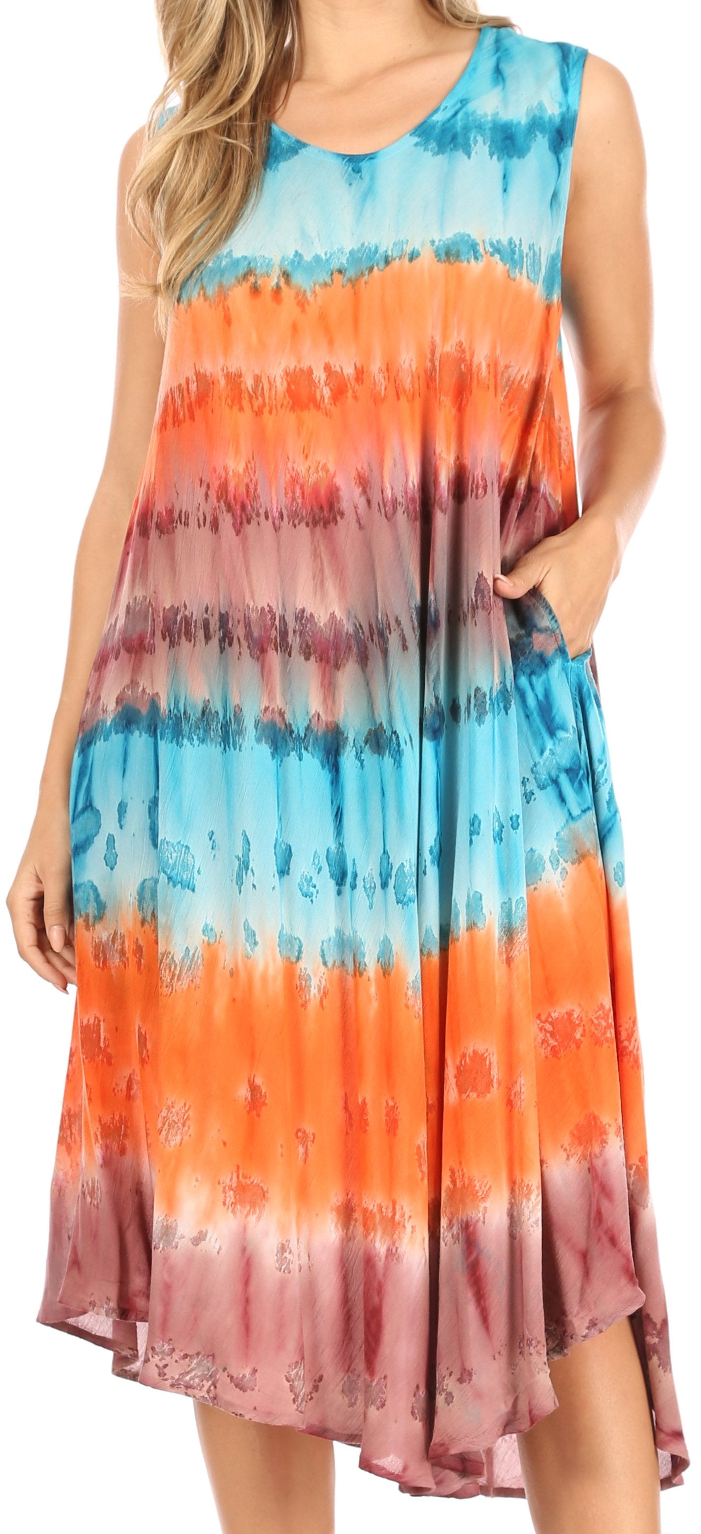 Sakkas Desert Sun Caftan Dress / Cover Up - Concordia Style Boutique
