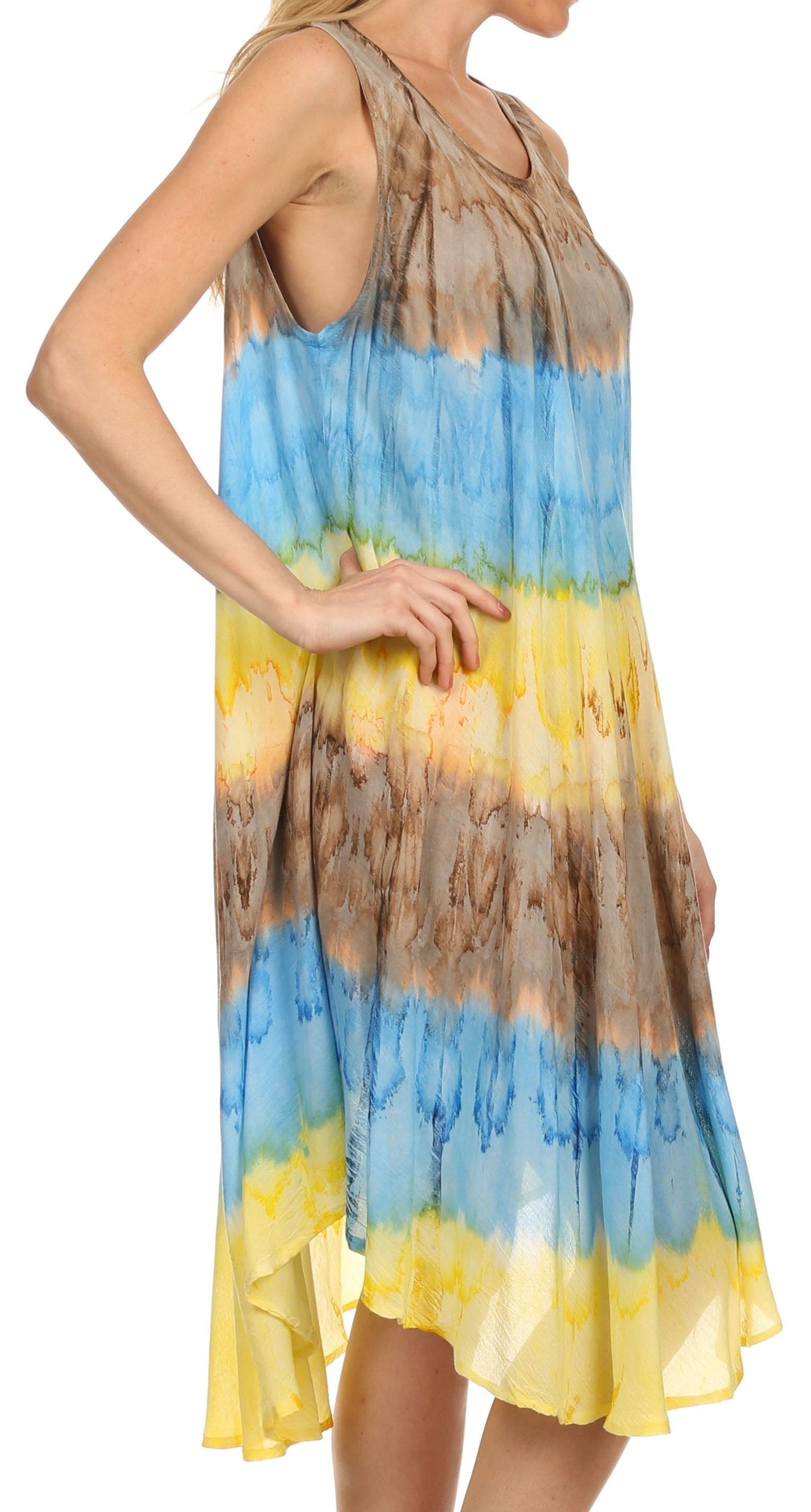 Sakkas Desert Sun Caftan Dress / Cover Up - Concordia Style Boutique