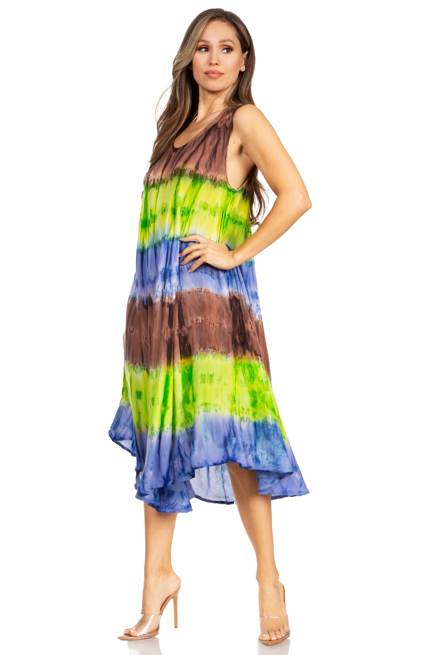 Sakkas Desert Sun Caftan Dress / Cover Up - Concordia Style Boutique