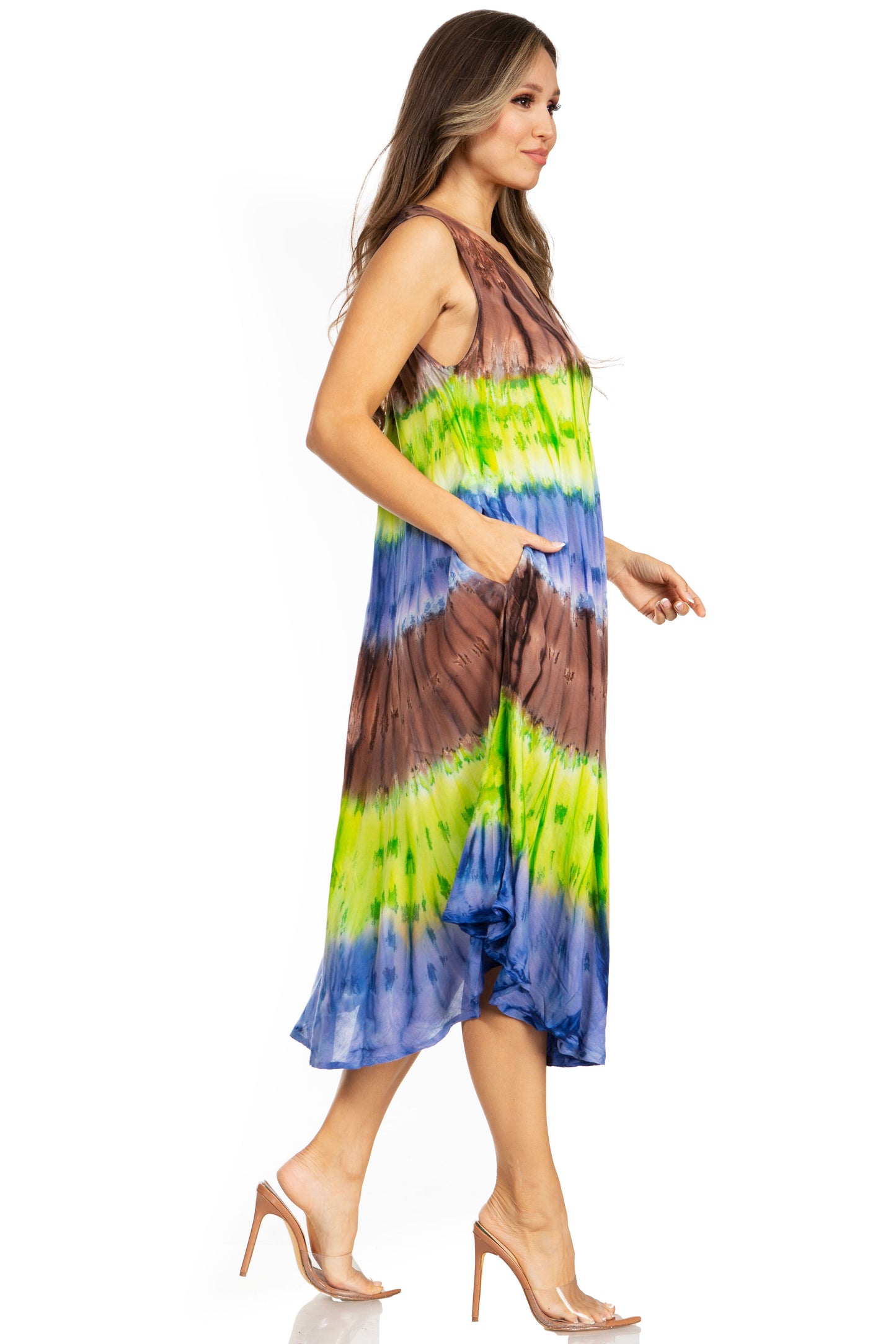 Sakkas Desert Sun Caftan Dress / Cover Up - Concordia Style Boutique