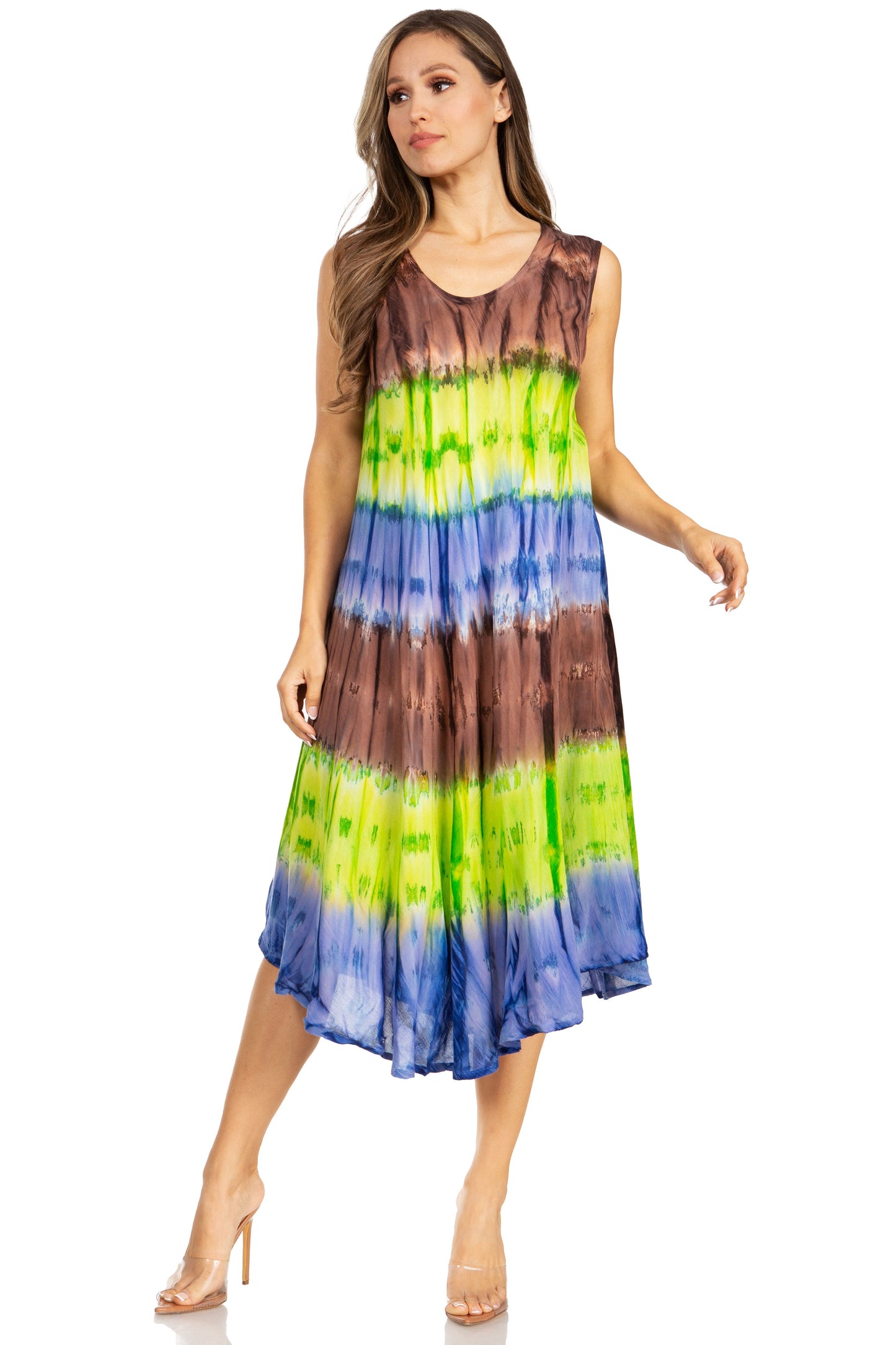 Sakkas Desert Sun Caftan Dress / Cover Up - Concordia Style Boutique
