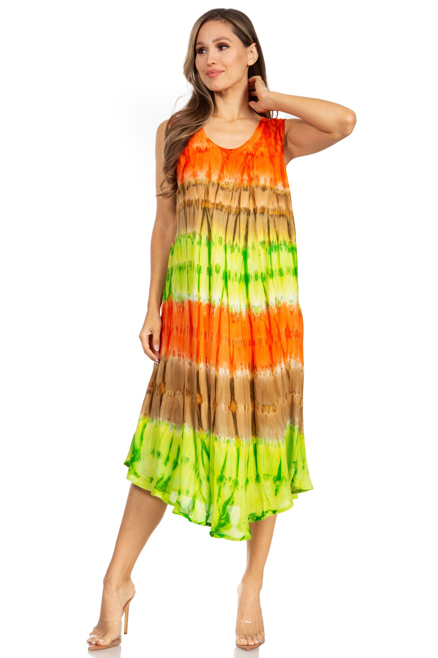 Sakkas Desert Sun Caftan Dress / Cover Up - Concordia Style Boutique