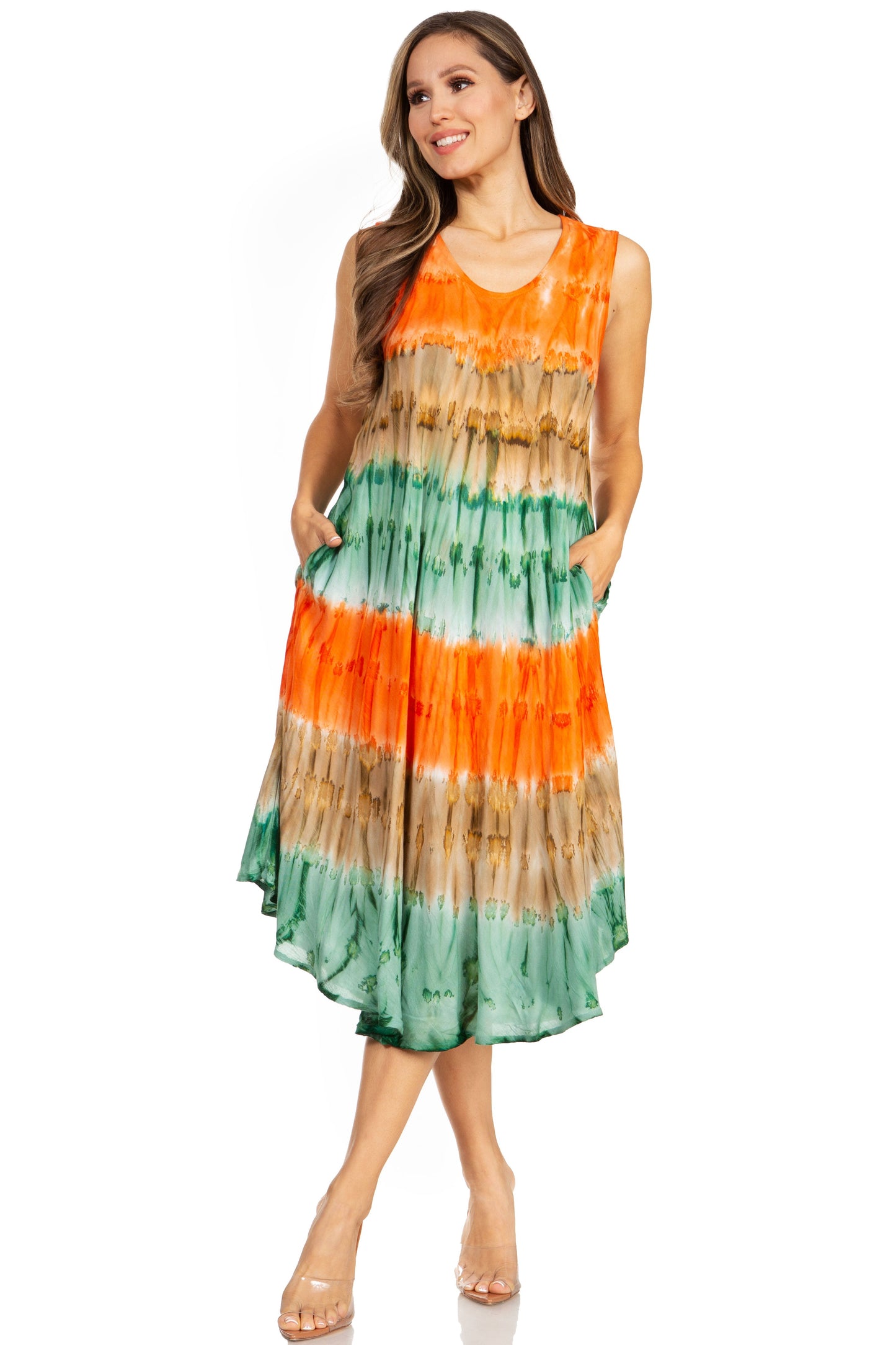 Sakkas Desert Sun Caftan Dress / Cover Up - Concordia Style Boutique