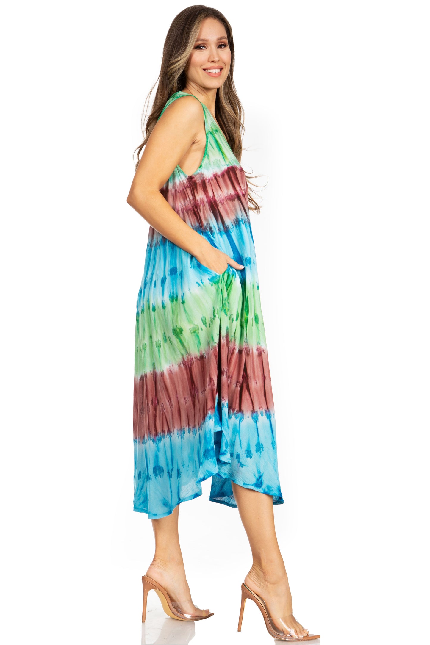 Sakkas Desert Sun Caftan Dress / Cover Up - Concordia Style Boutique