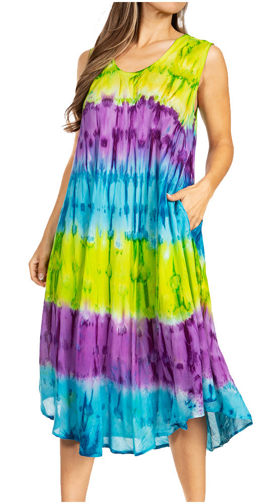 Sakkas Desert Sun Caftan Dress / Cover Up - Concordia Style Boutique