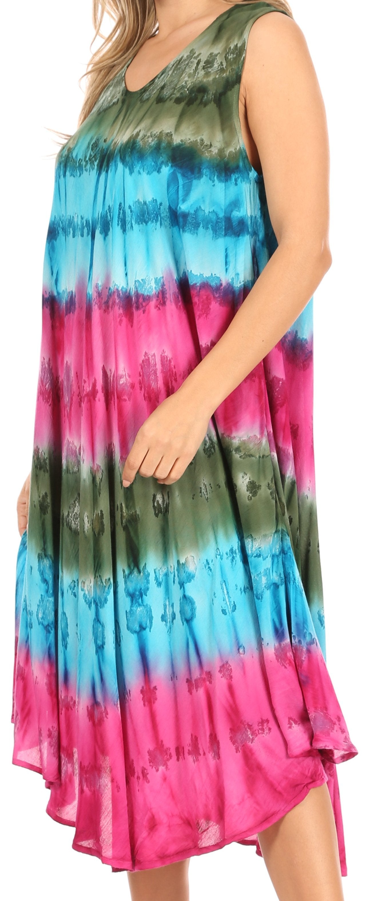 Sakkas Desert Sun Caftan Dress / Cover Up - Concordia Style Boutique