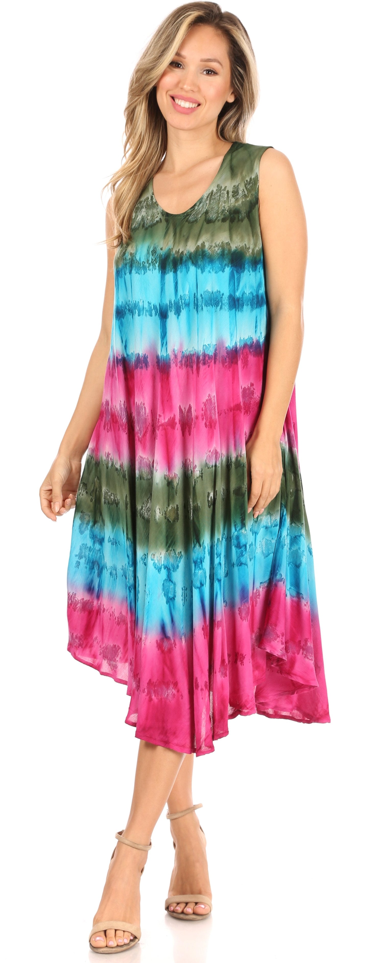 Sakkas Desert Sun Caftan Dress / Cover Up - Concordia Style Boutique